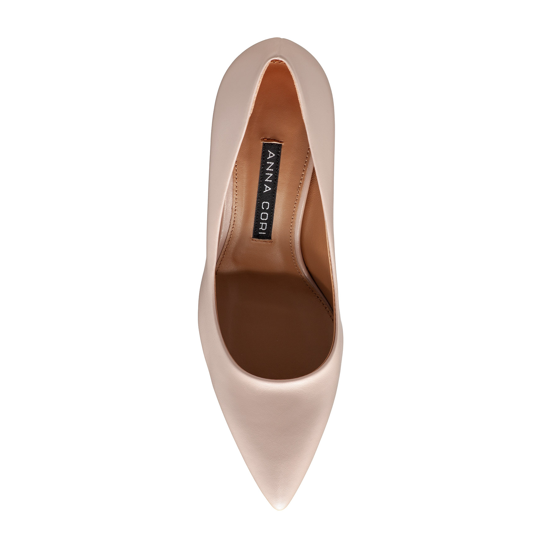 High-heel Pointed Toe Pumps 8026 Vitello Nude