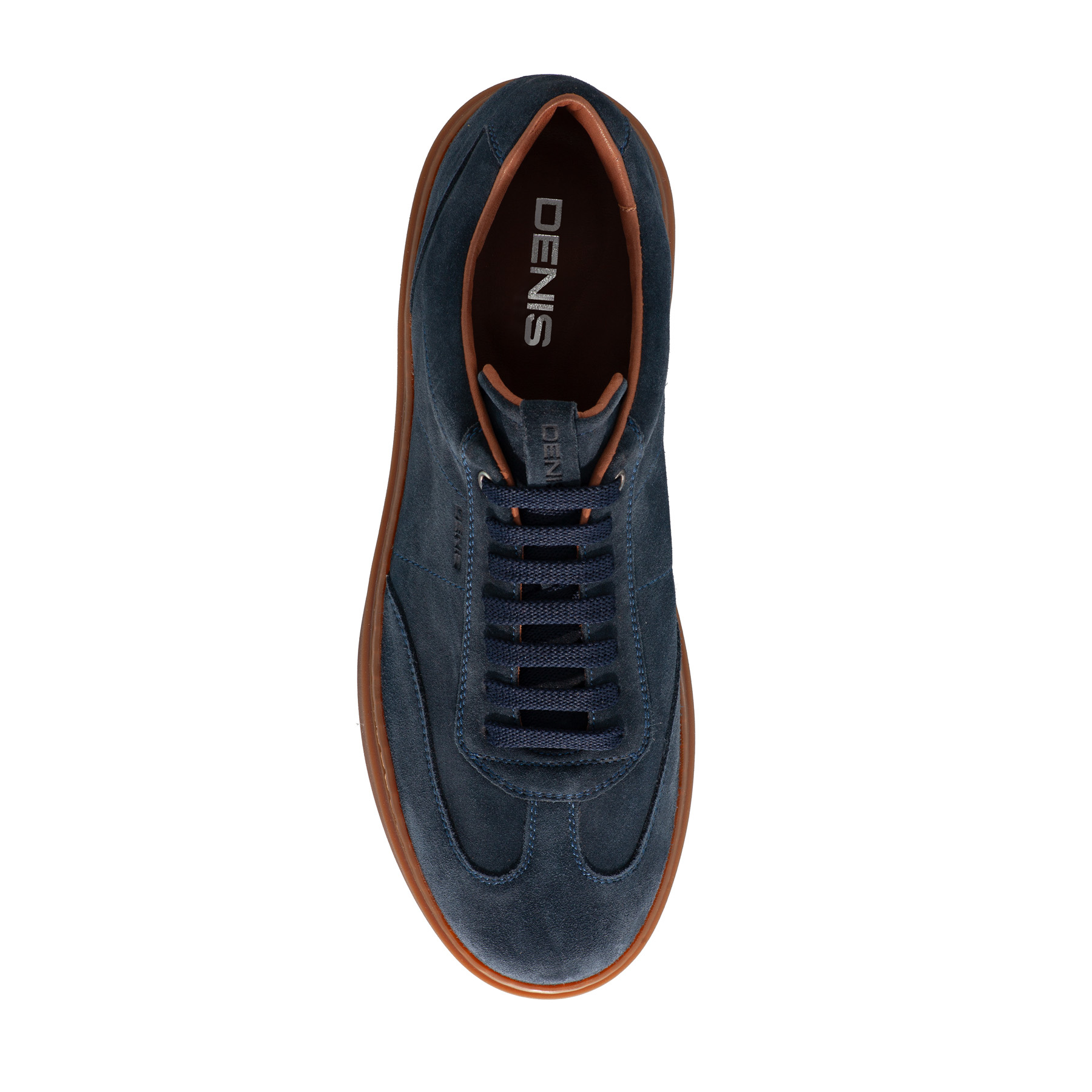 Men Suede Leather Sport Shoes 7610 Crosta Blue