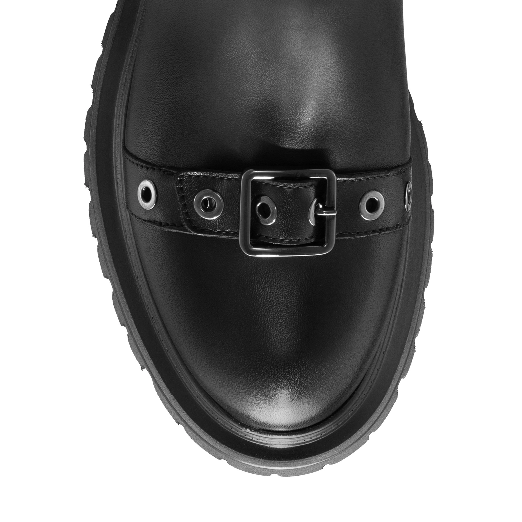 Women Leather Boots 8210 Vitello Black