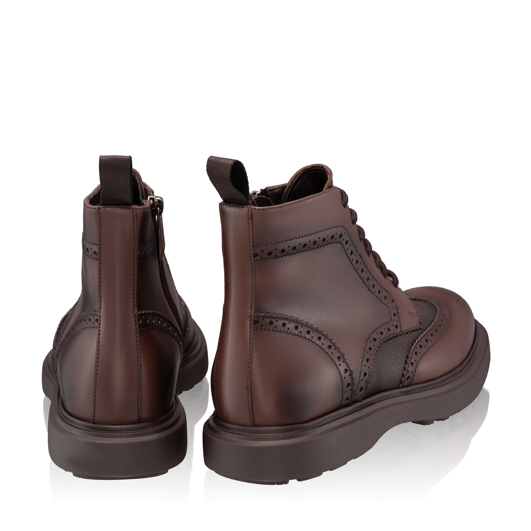 Men leather boots 7679 Vitello T.Moro