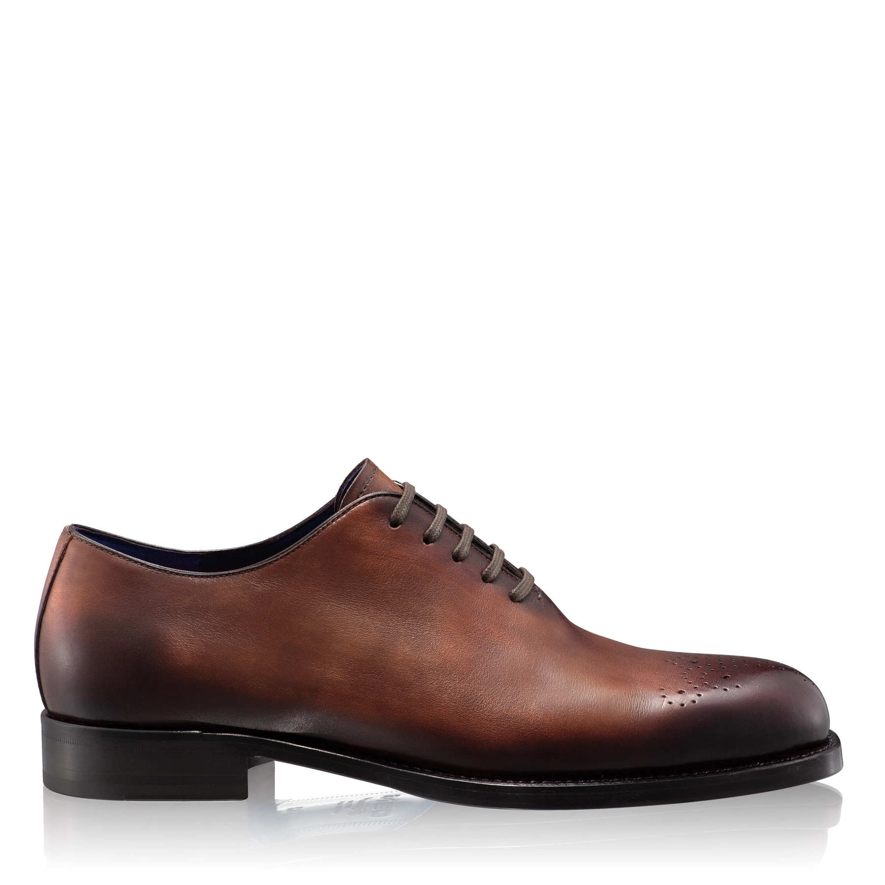Men Handmade Elegant Shoes 7726 Vitello Brown