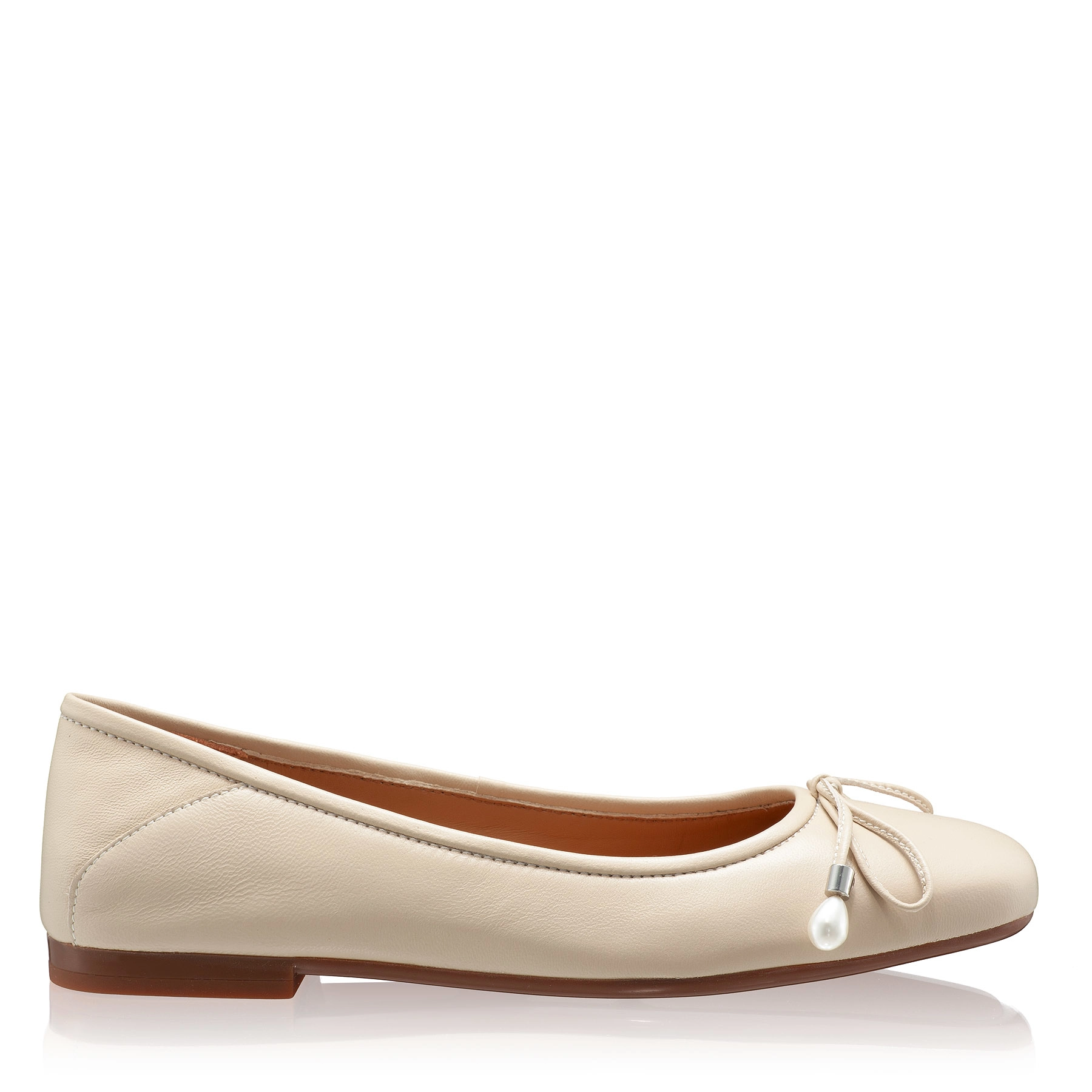 Women Ballerina Flats 8103 Vitello Panna