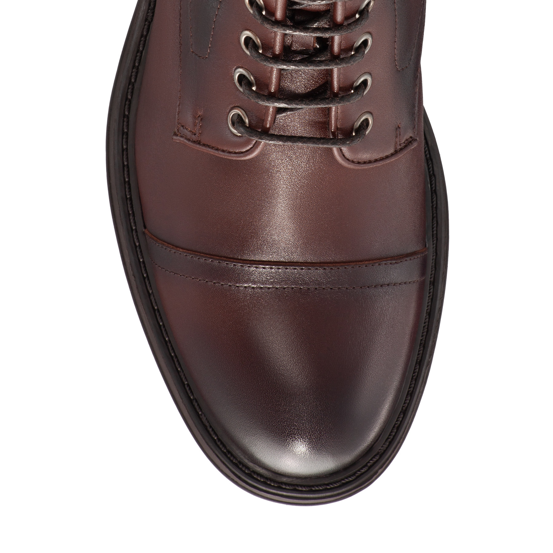 Men Leather Casual Boots 7688 Vitello Brown