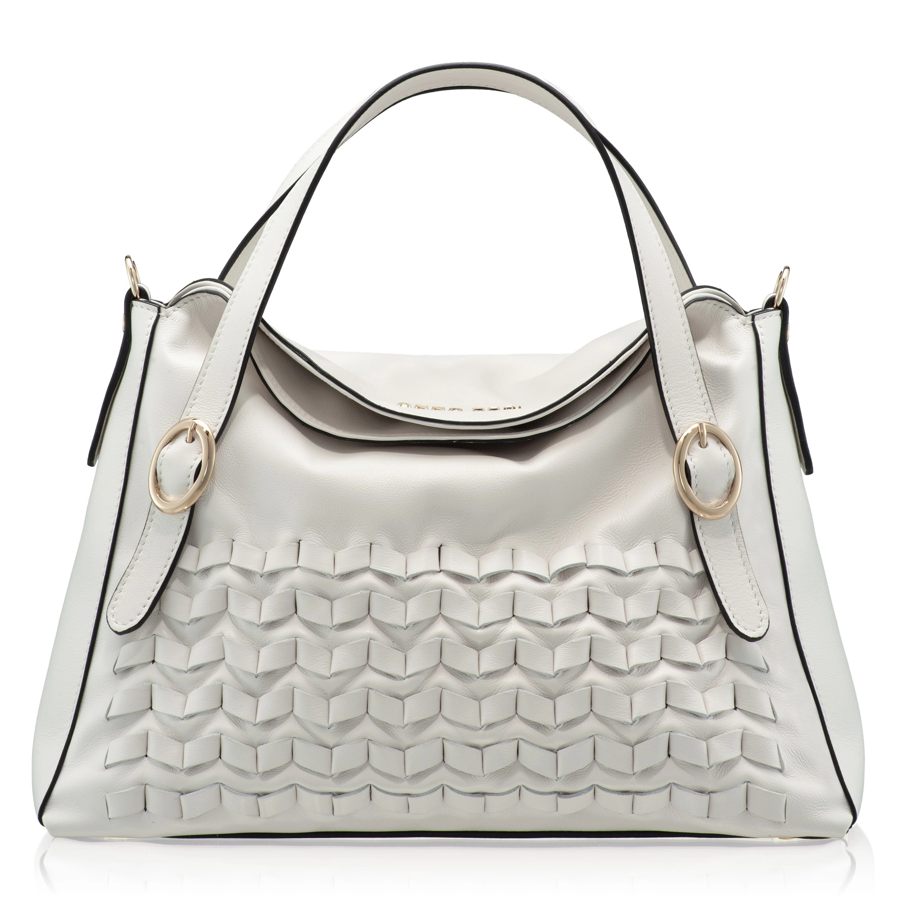 HANDBAG WOMAN FANIA 01 VITELLO PANNA