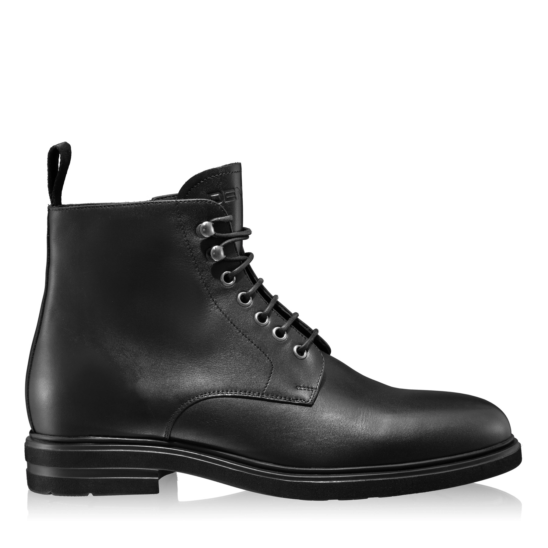 Men Genuine Leather Casual Boots 7332 Vitello Black