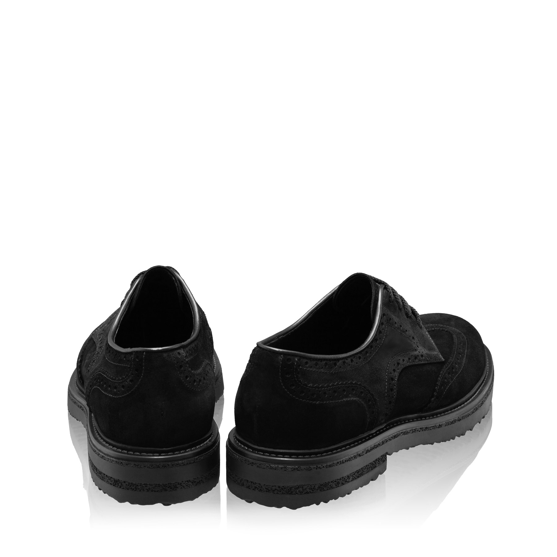 Men Leather Loafers 7740 Crosta Black