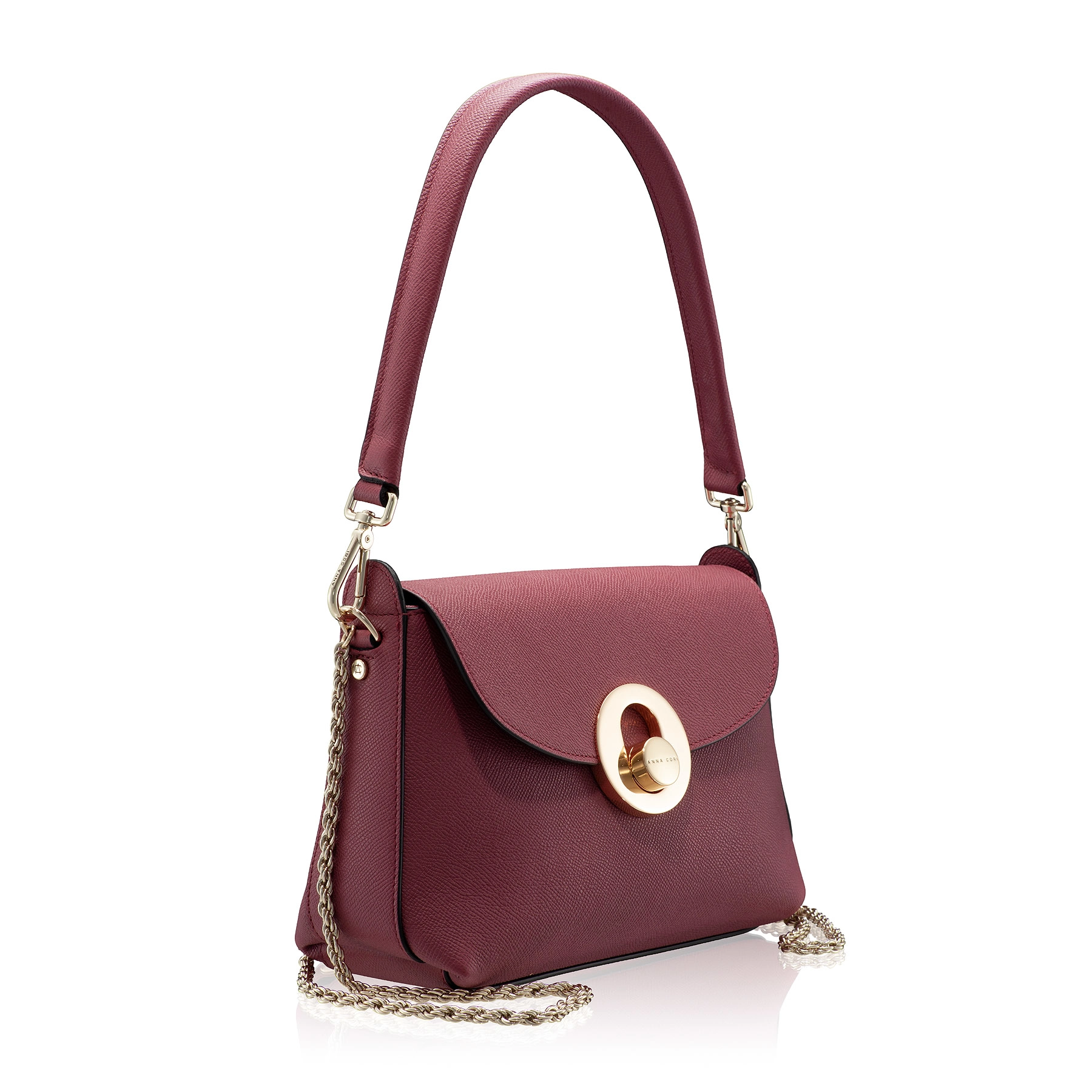 Women Shoulder Bag KARMA VIT STAMP BORDO