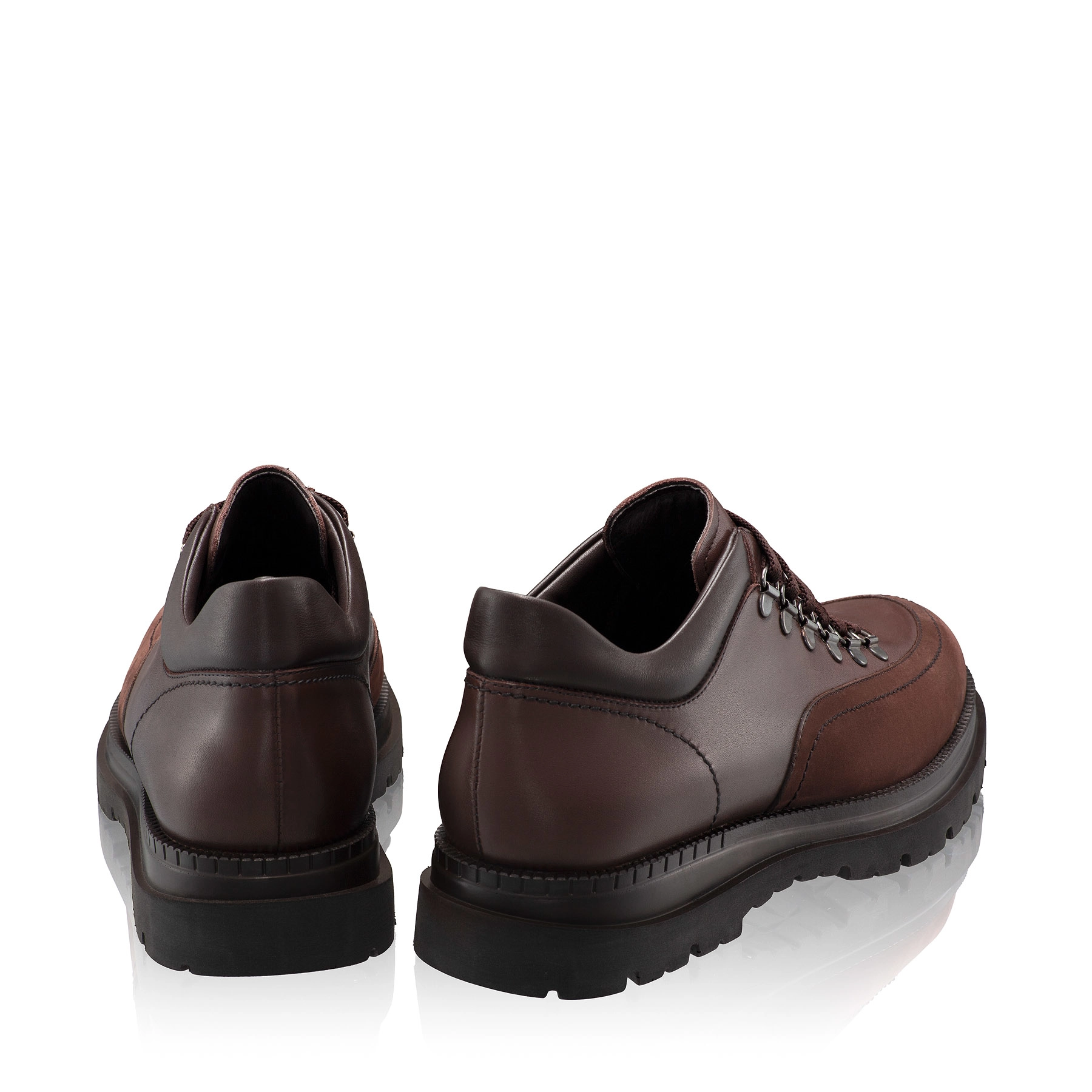 Men Genuine Leather Casual Shoes 7757 Vitello+Nabuck T.Moro