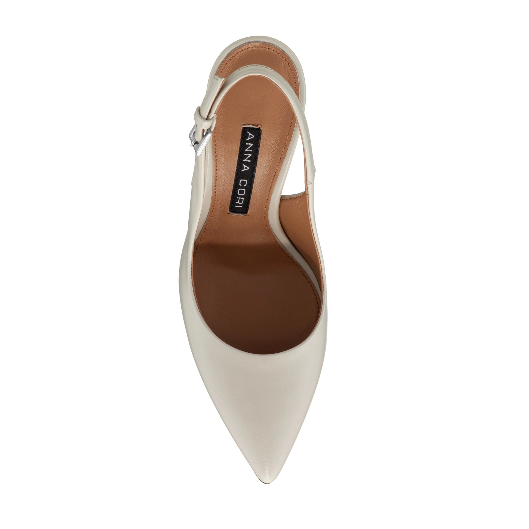 High-heel Slingback Pumps 4417 Vitello Panna