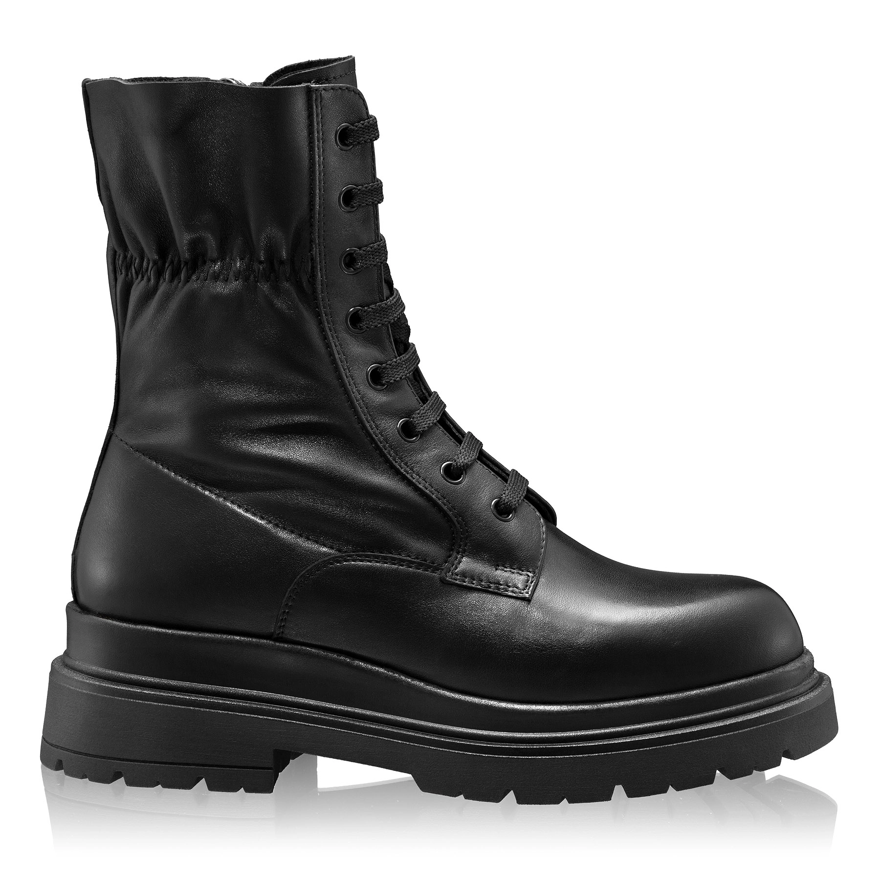 Women's genuine leather ankle-boots 8255 Vitello Black