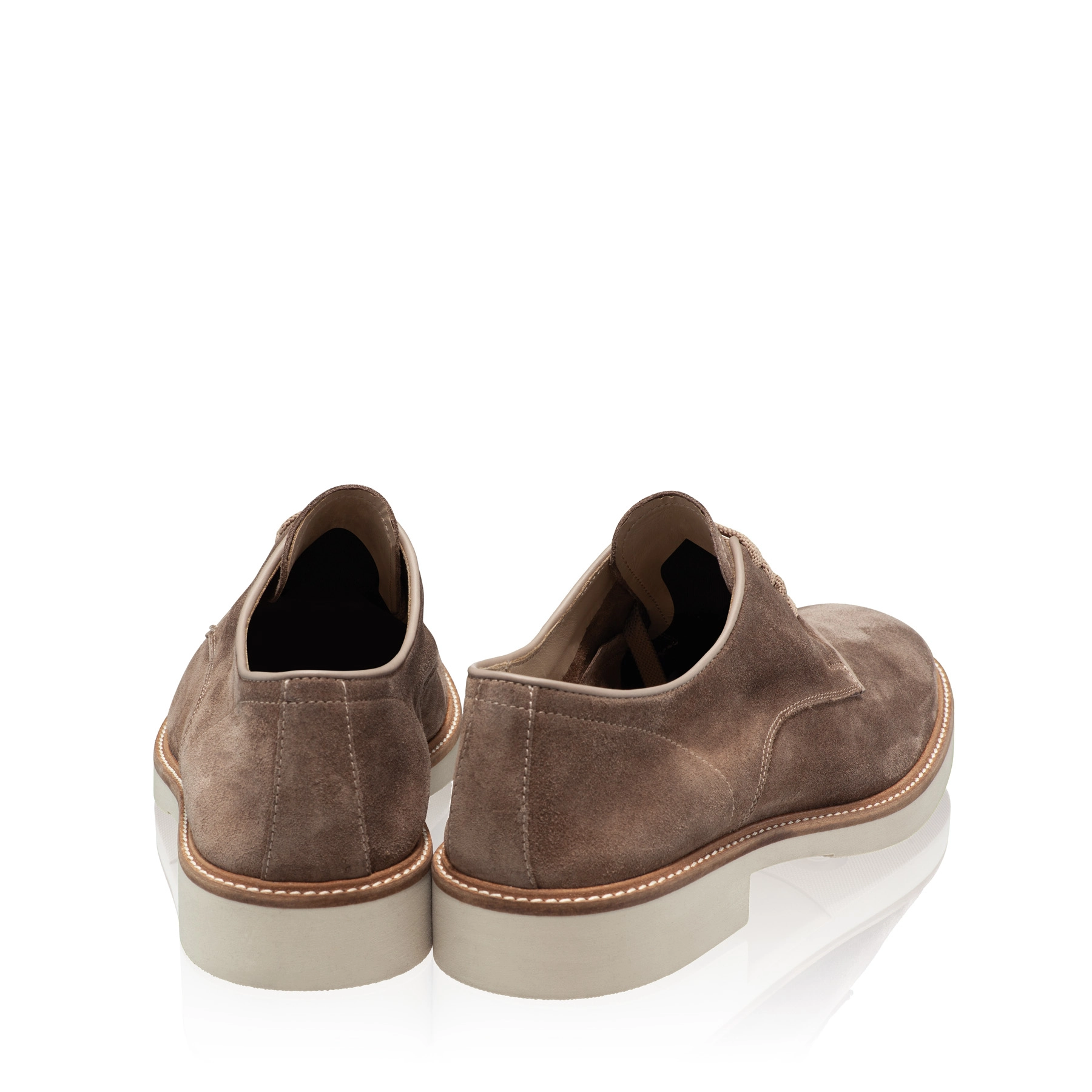 Men Suede Leather Loafers 7613 Crosta Taupe