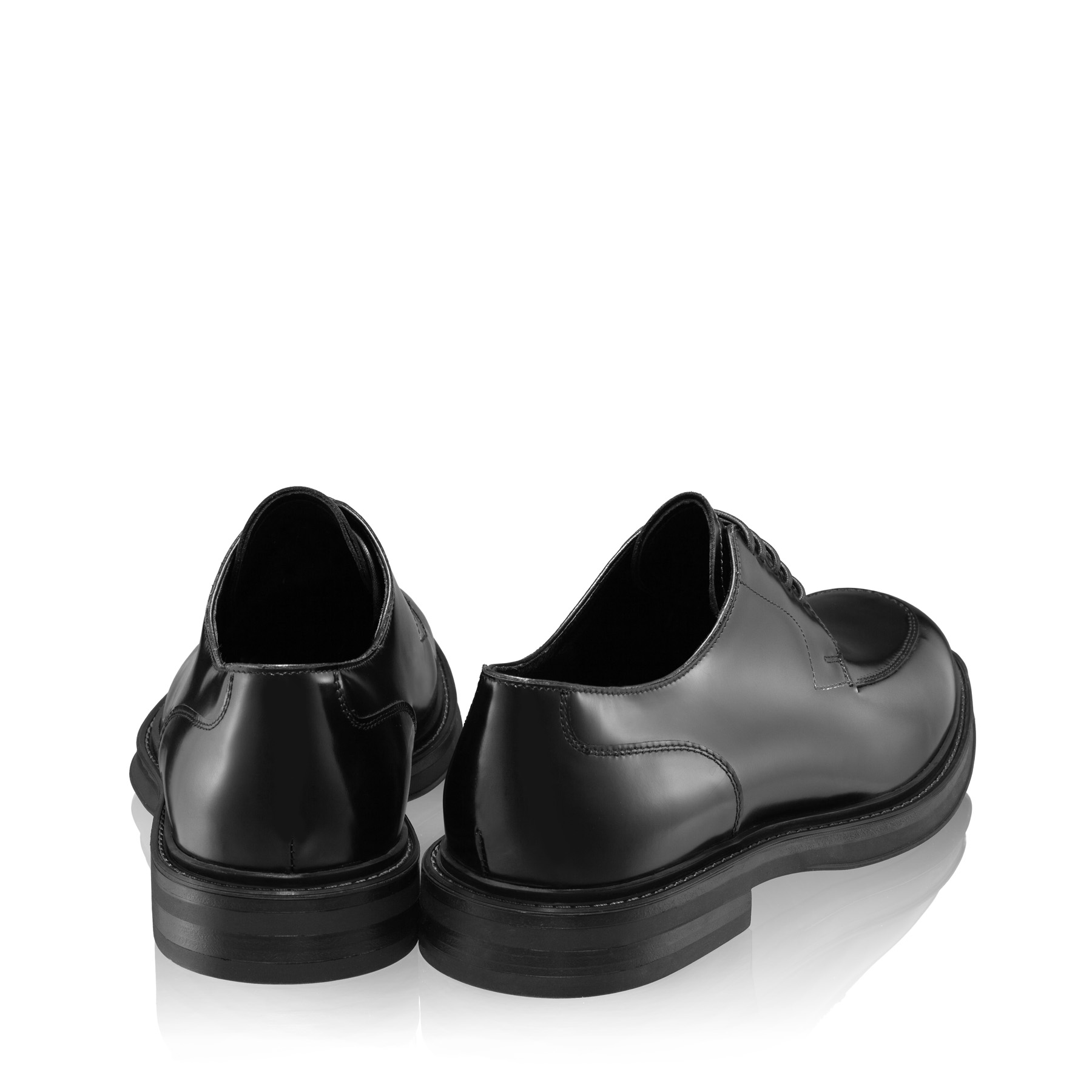 Classic Men Leather Shoes 7642 Abrazivato Black