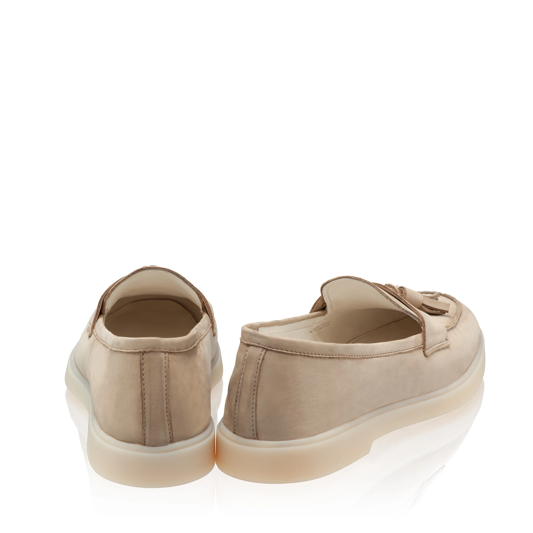 Women Casual Loafers 7517 Nabuck Beige