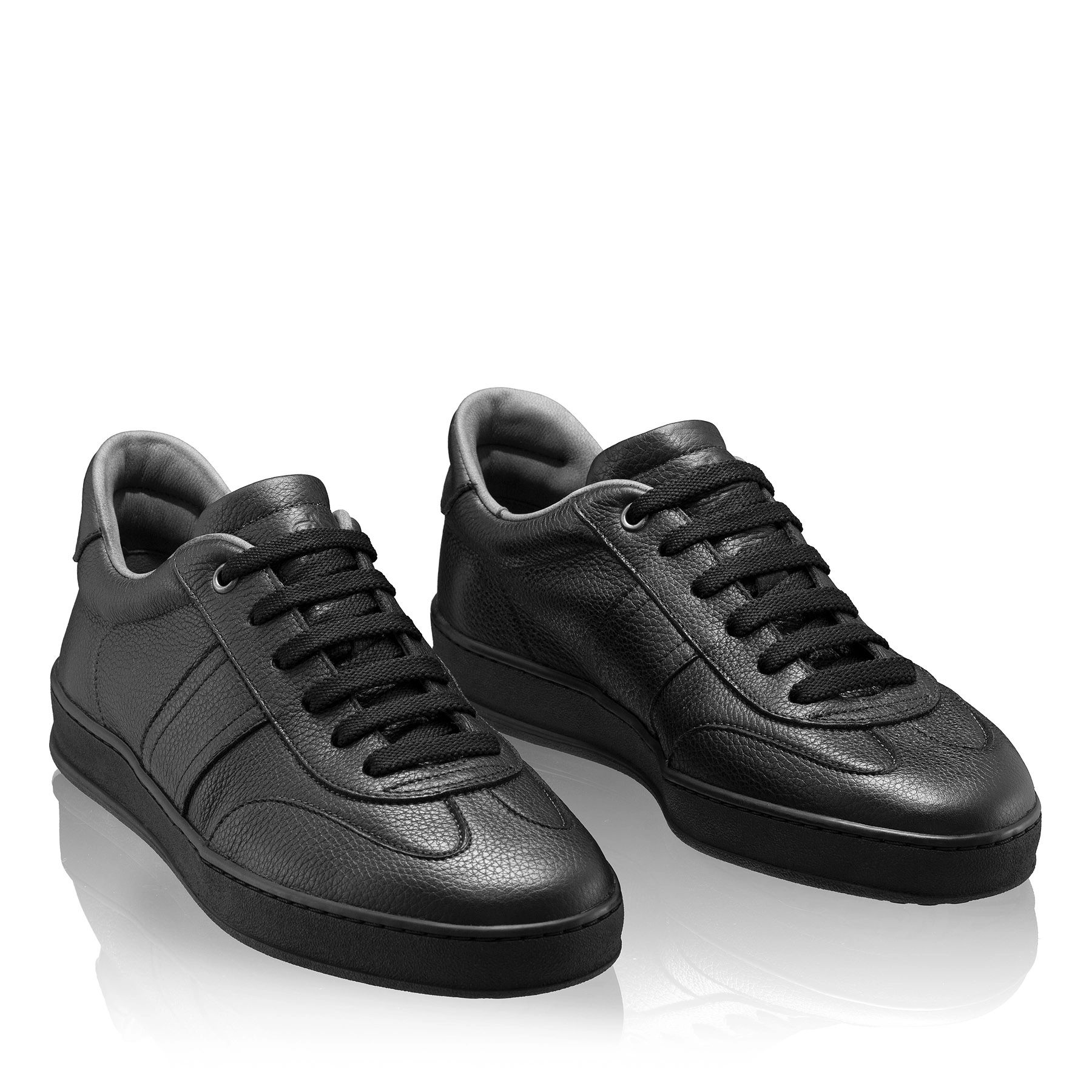 Women Leather Sport Shoes 8066 Bottalato Black