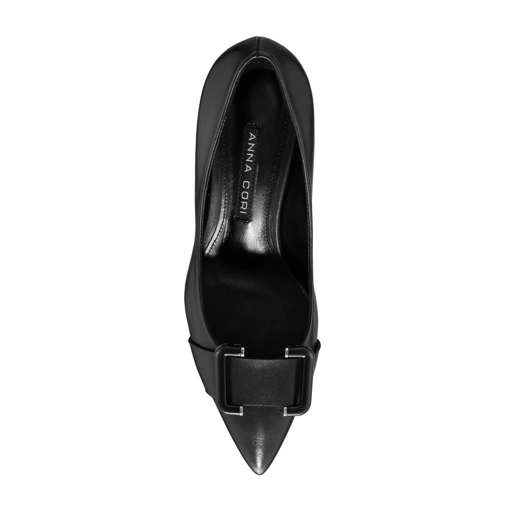 High-heel Leather Pumps 8225 Vitello Black