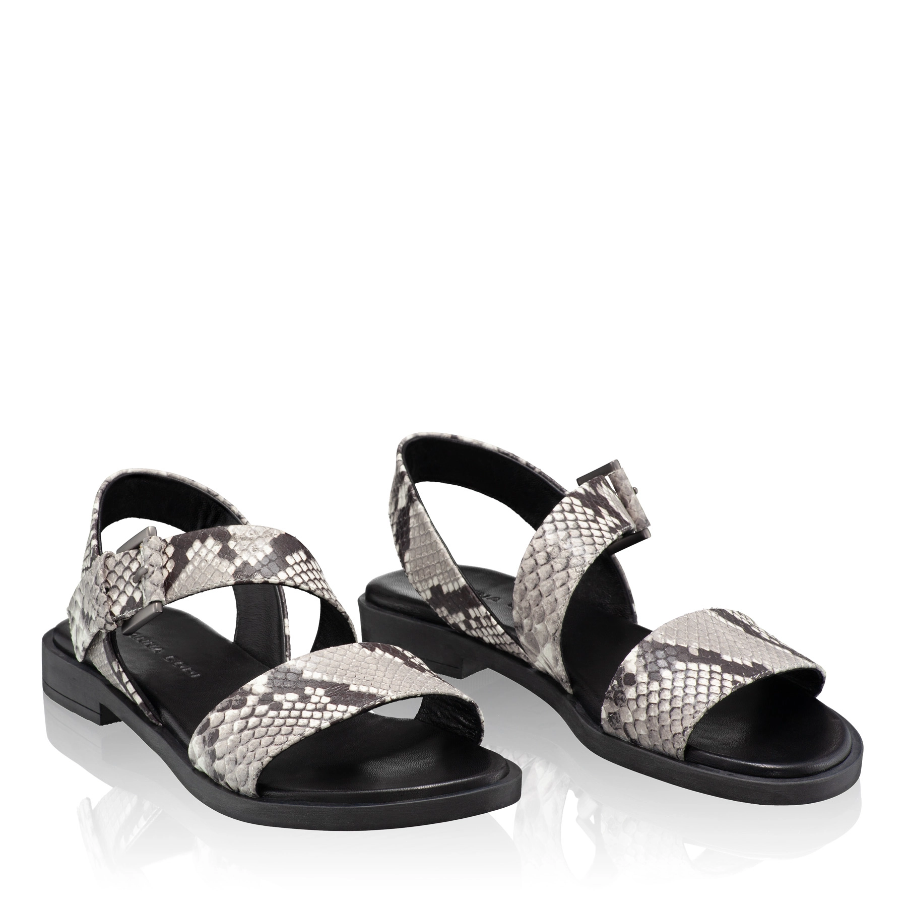 Women Leather Sandals 7583 Pytone Roccia