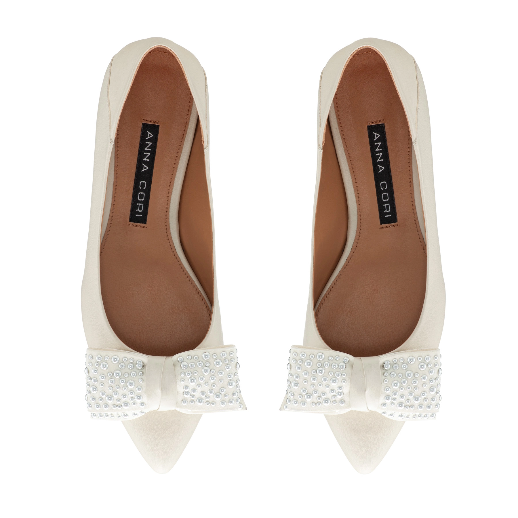 Ballerina Flats 8101 Vitello Panna