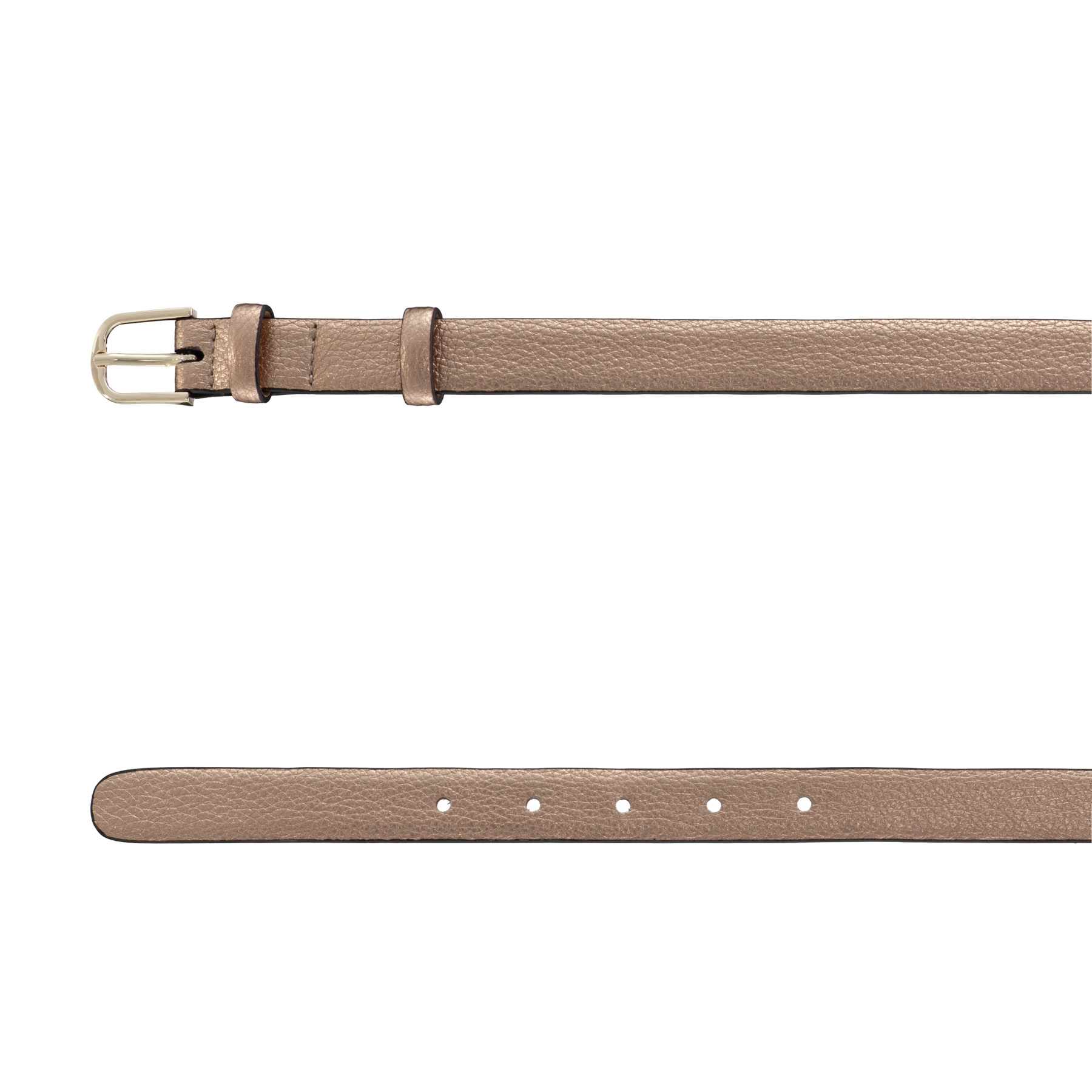 Women Genuine Leather Belt 58 BOTTALATO RAME