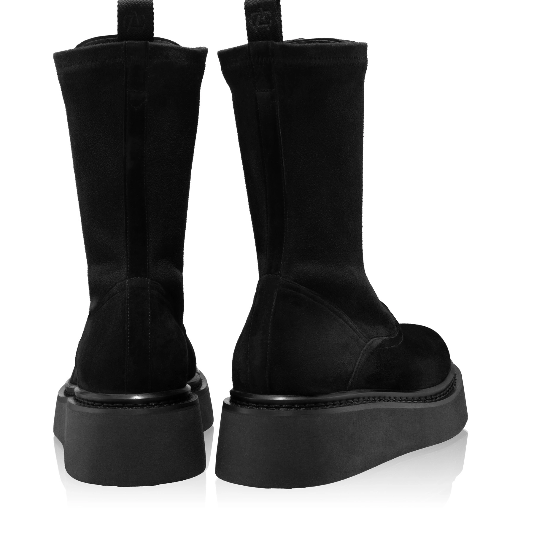 Women Ankle-Boots 7940 Camoscio Black