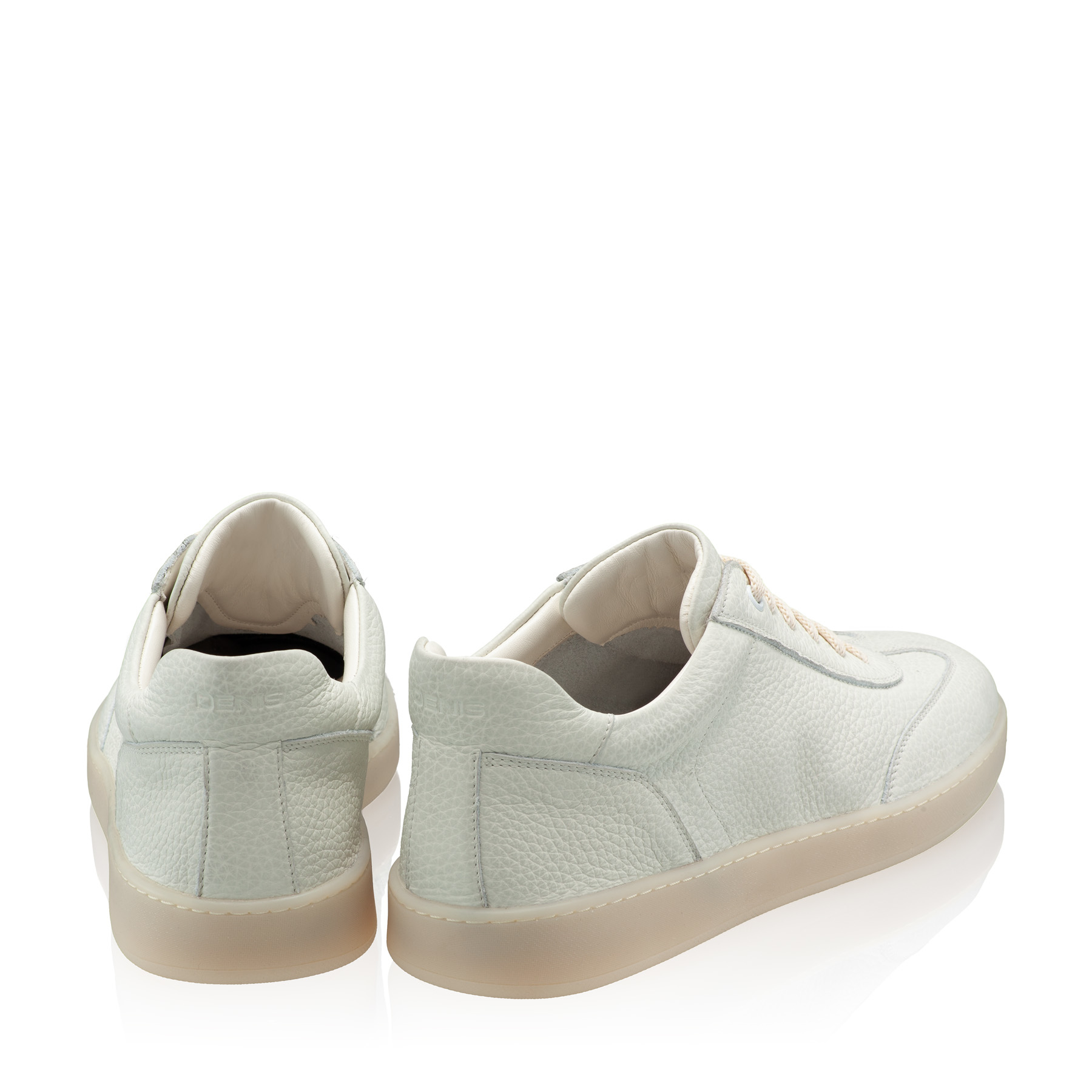 Men Genuine Leather Sport Shoes7087 Bottalato Panna