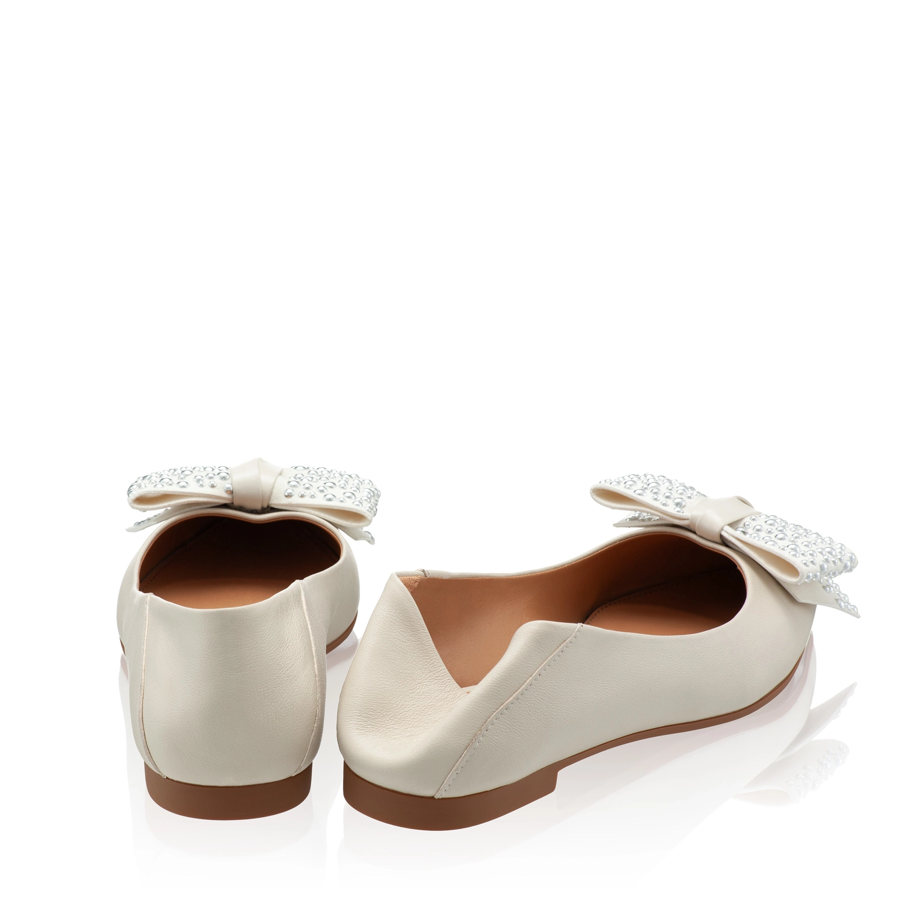 Ballerina Flats 8101 Vitello Panna