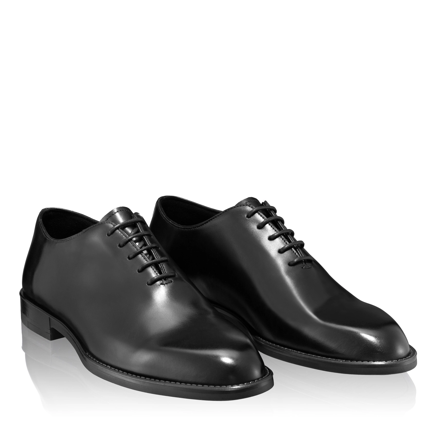 Classic Men Leather Shoes 7348 Vitello Black