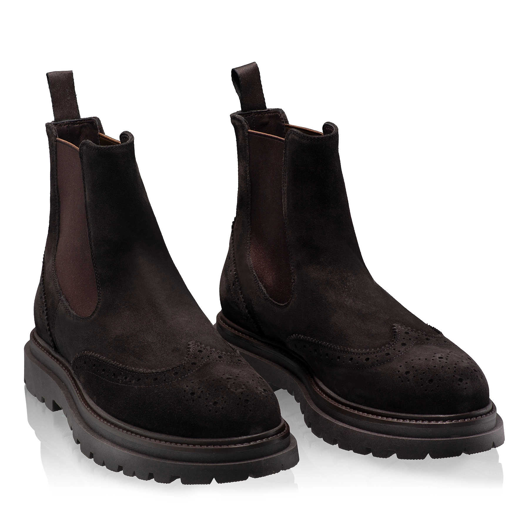 Men Suede Leather Casual Boots 7320 Crosta T.Moro