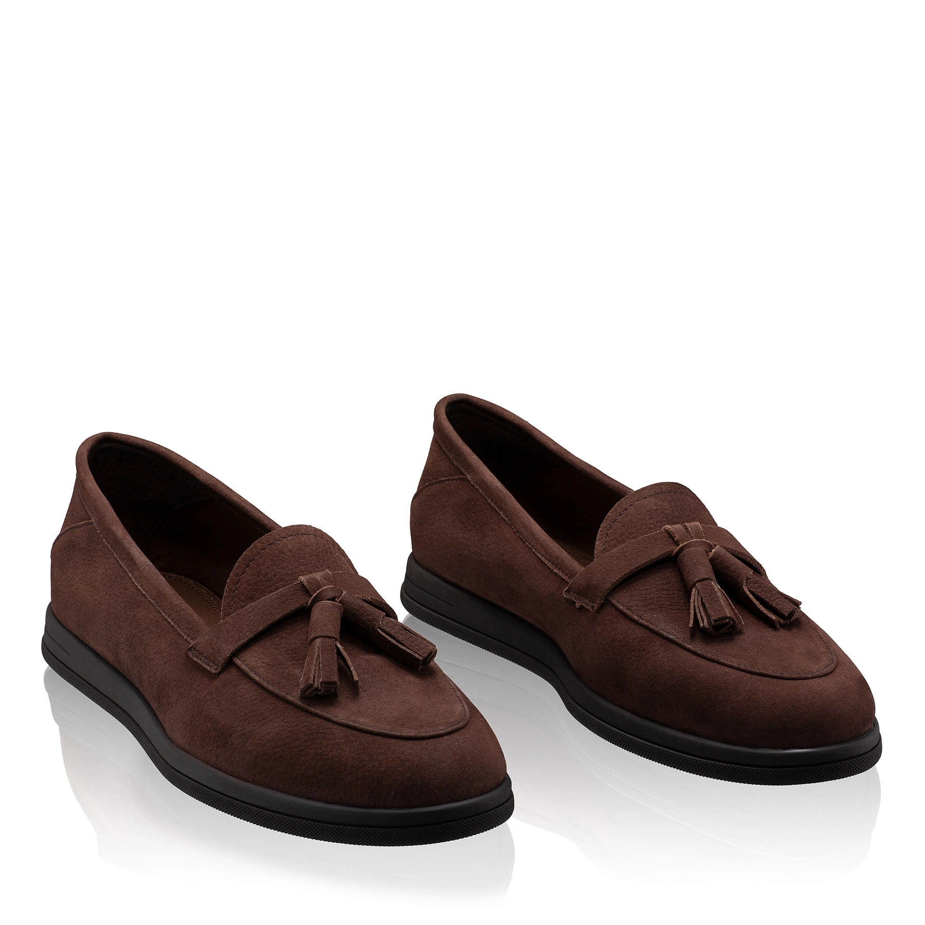 Women Casual Suede Loafers 8002 Crosta Maro