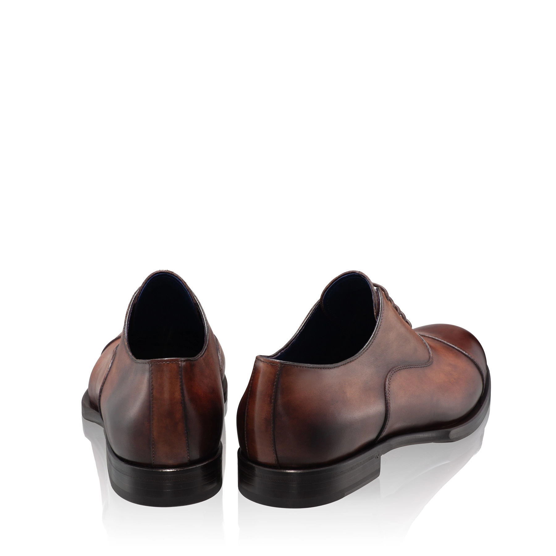 Men Handmade Elegant Shoes 7729 Vitello Brown
