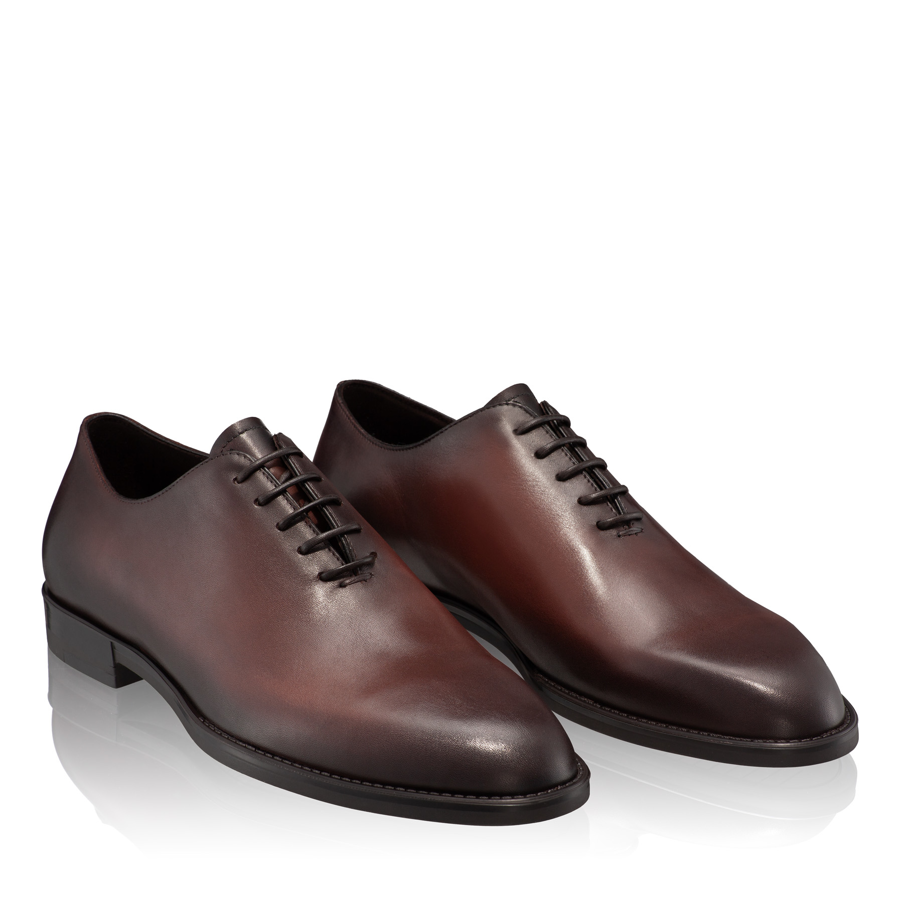 Classic Men Leather Shoes  7348 Vitello Brown