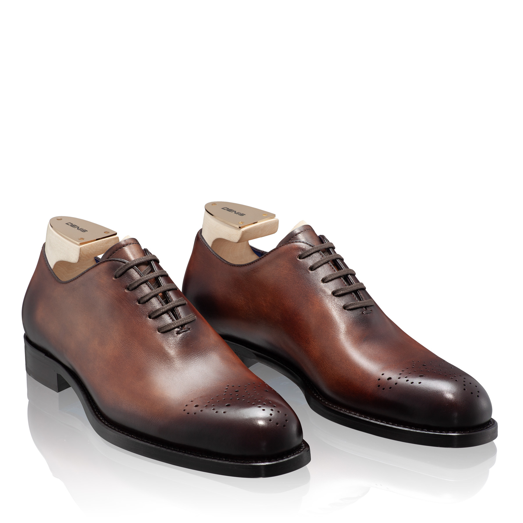 Men Handmade Elegant Shoes 7726 Vitello Brown