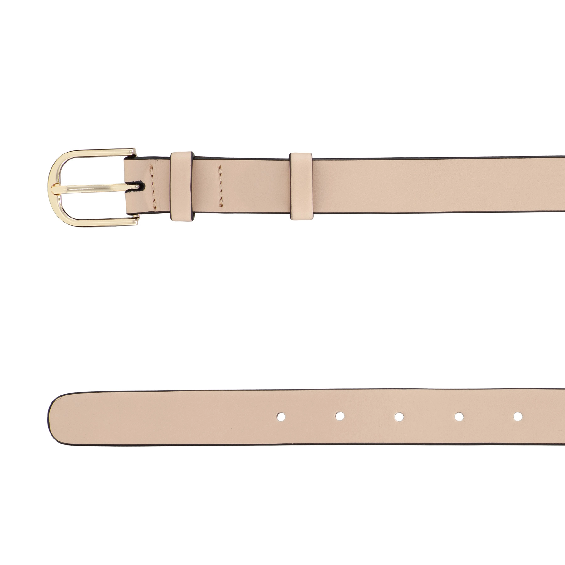 Women Leather belt 59 VITELLO NUDE