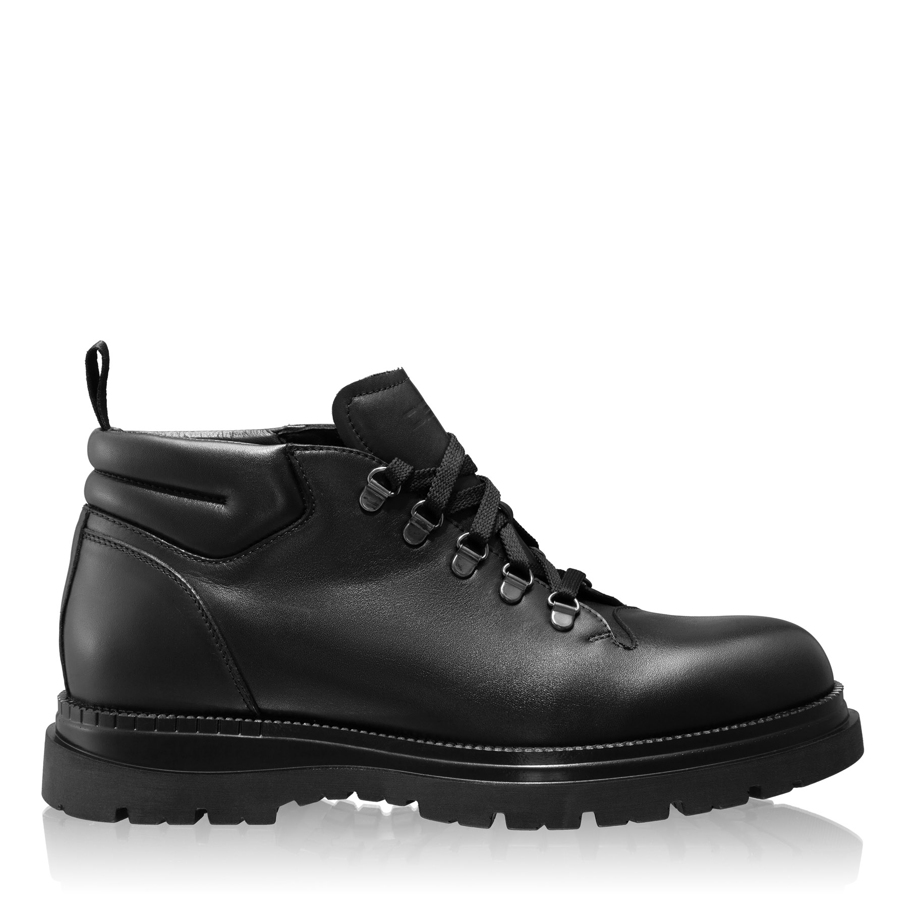 Men Leather Boots 7748 Vitello Black