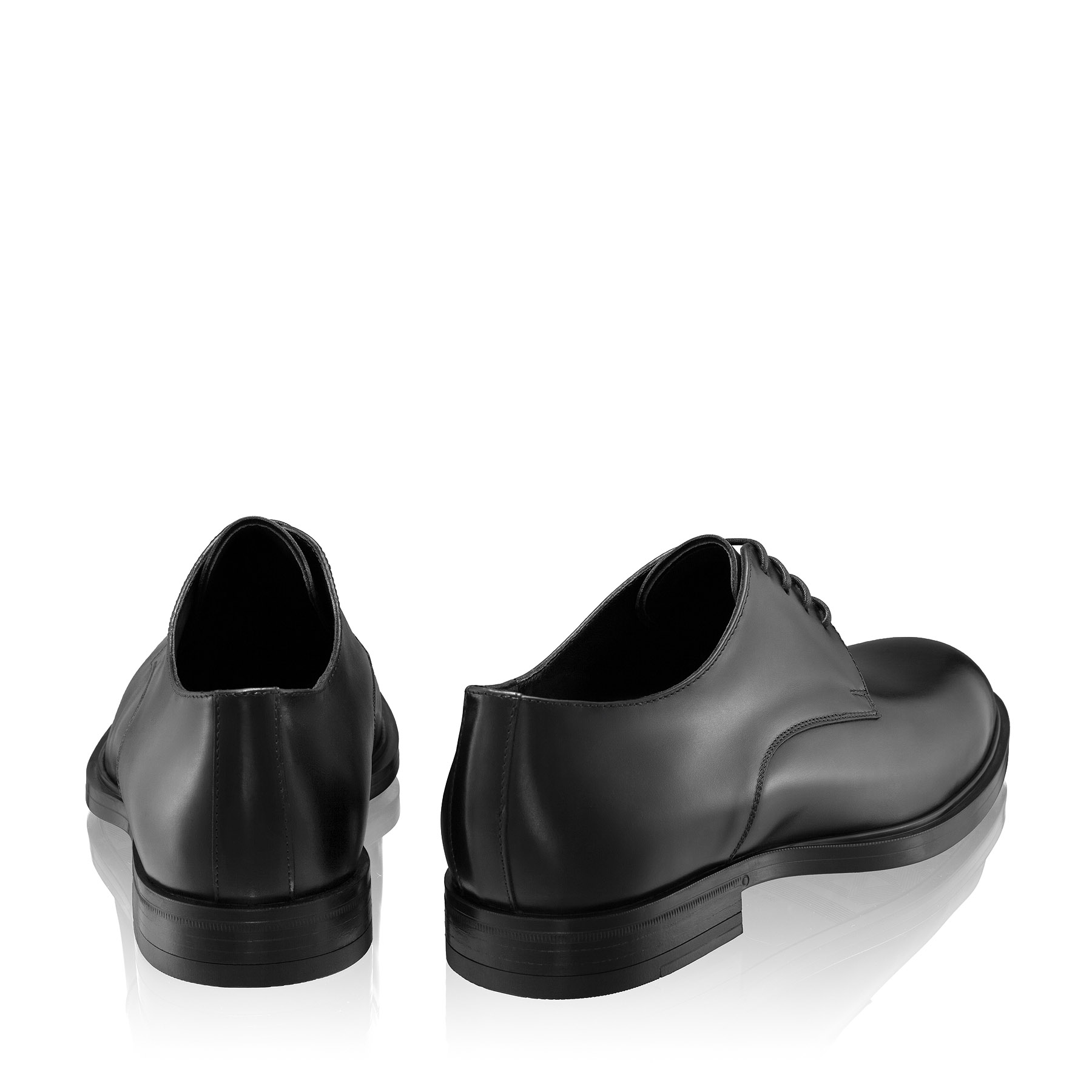 Casual leather men shoes 7769 Vitello Black