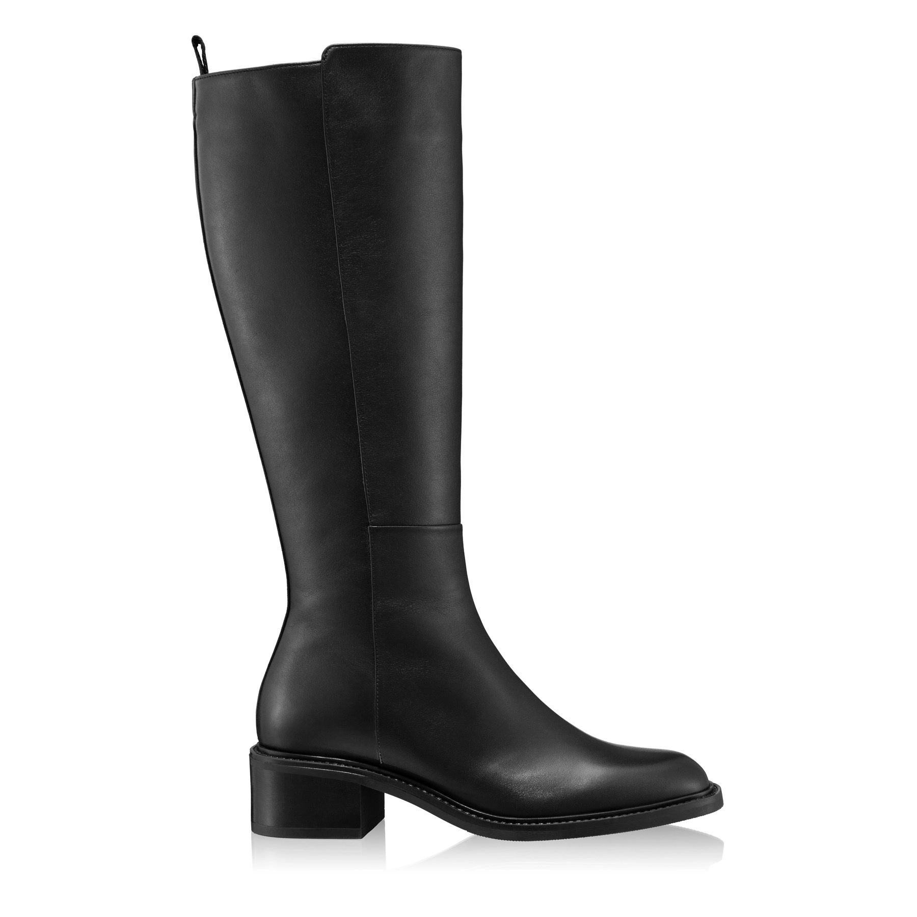 Women Leather Boots 7910 Vitello Black