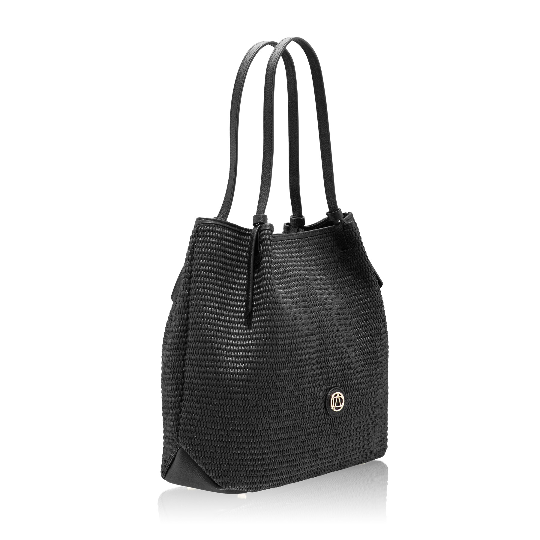 INGA 03 BOTT+RAFIA BLACK
