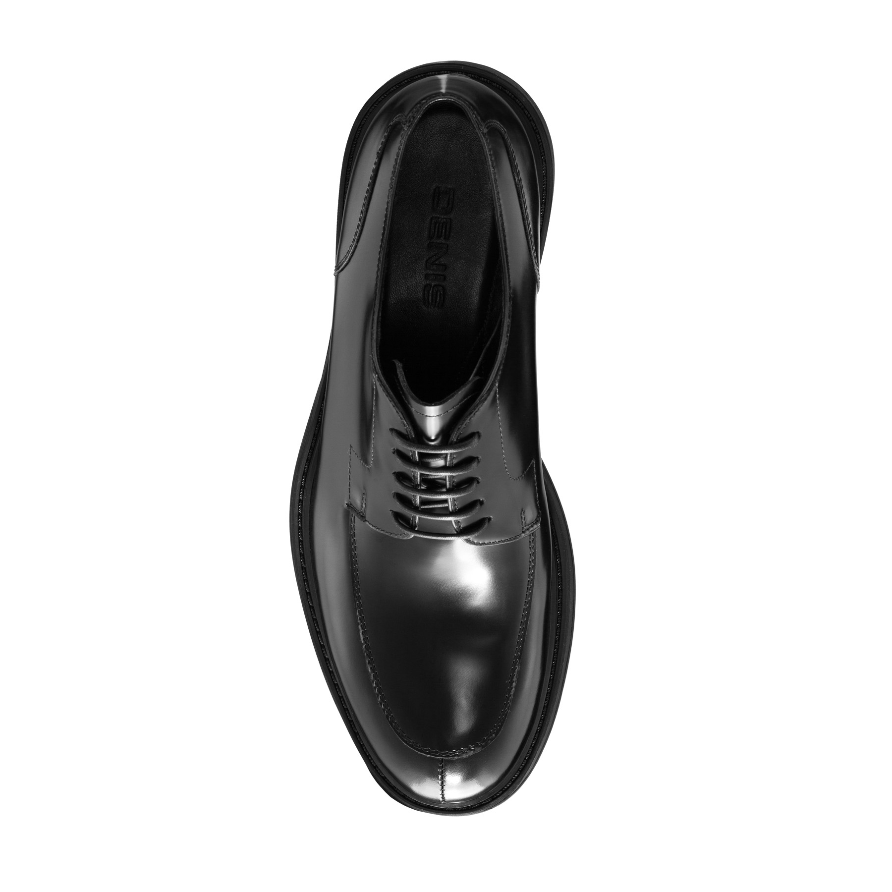 Classic Men Leather Shoes 7642 Abrazivato Black