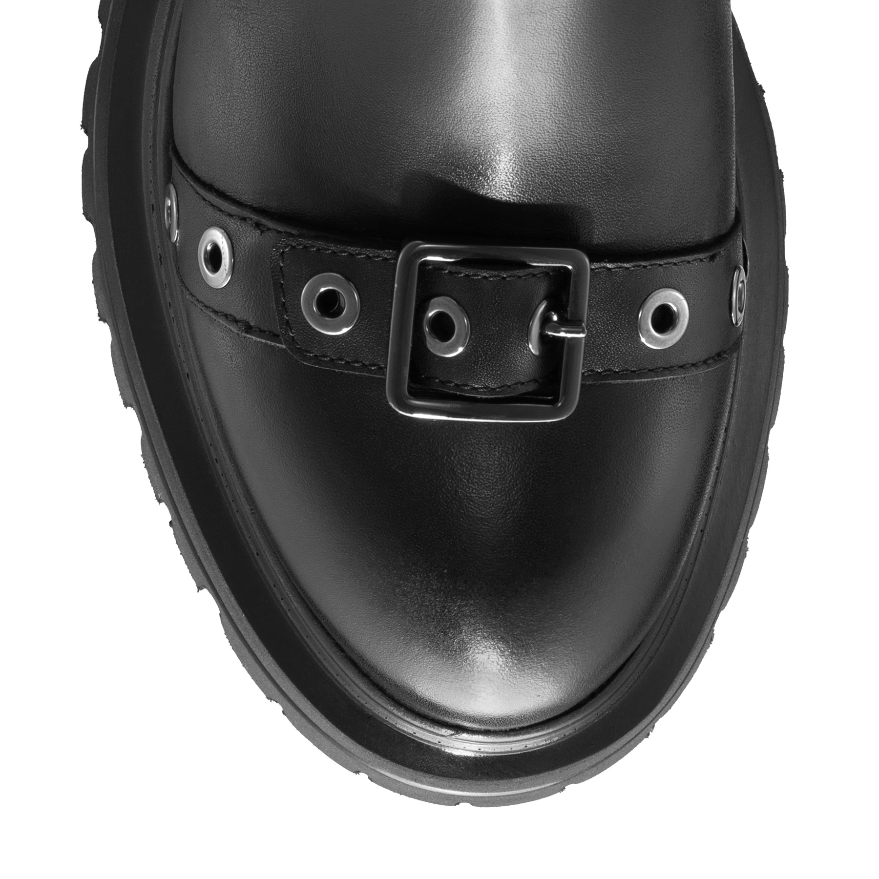 Suede Leather Ankle-Boots 8176 Vitello Black