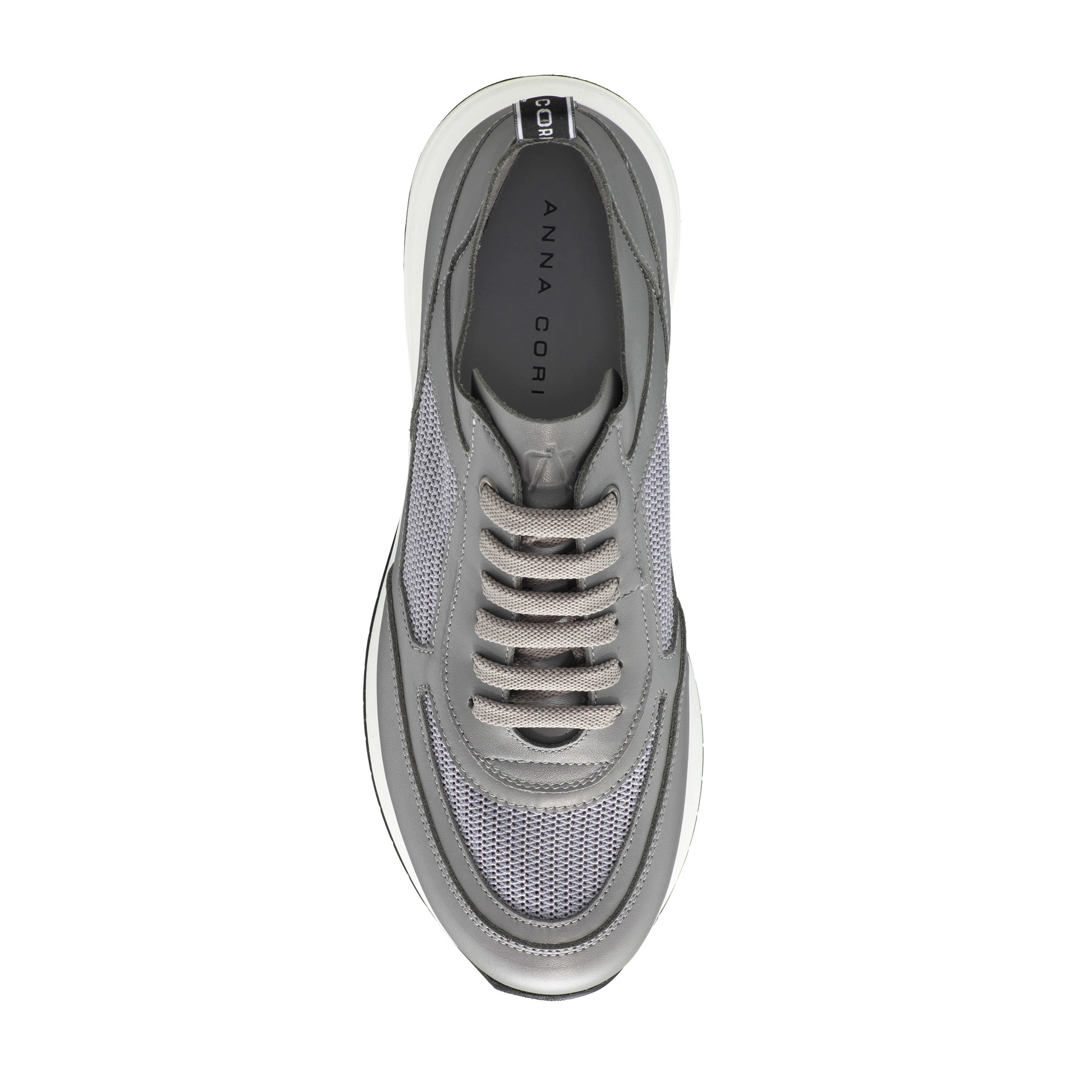 Women's sneakers 8132 Vitello+Gray Mesh