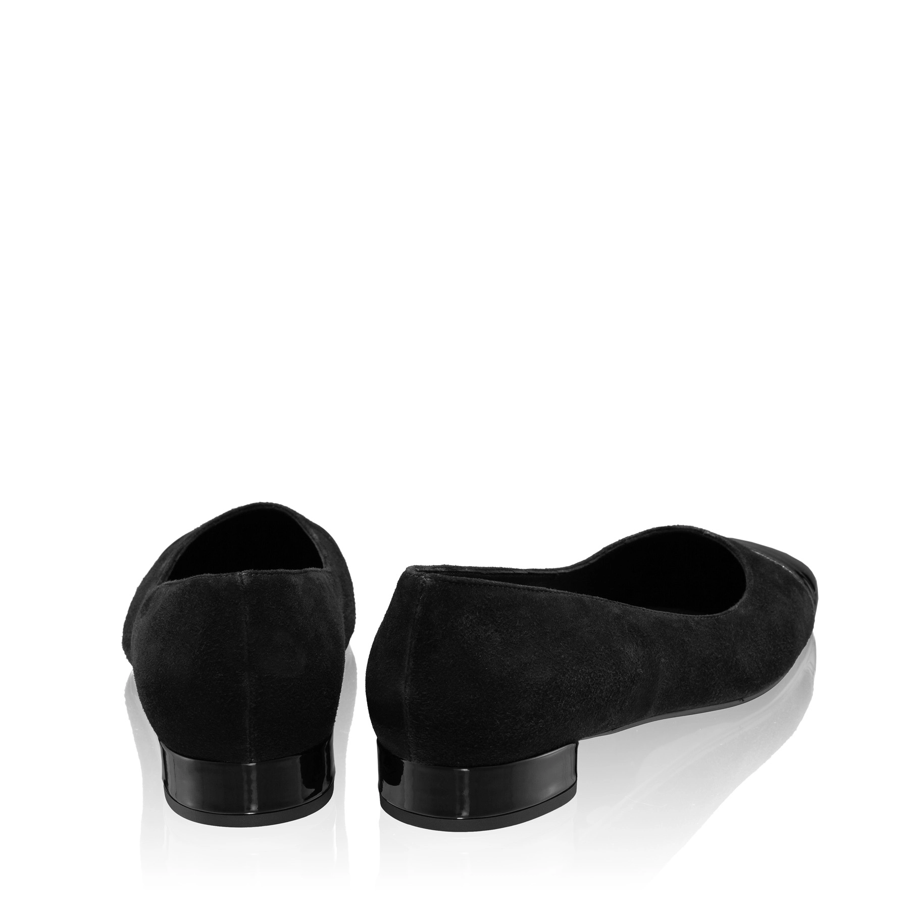 Kiteen-heel Slingback Pumps 8120 Camoscio+Lac Black