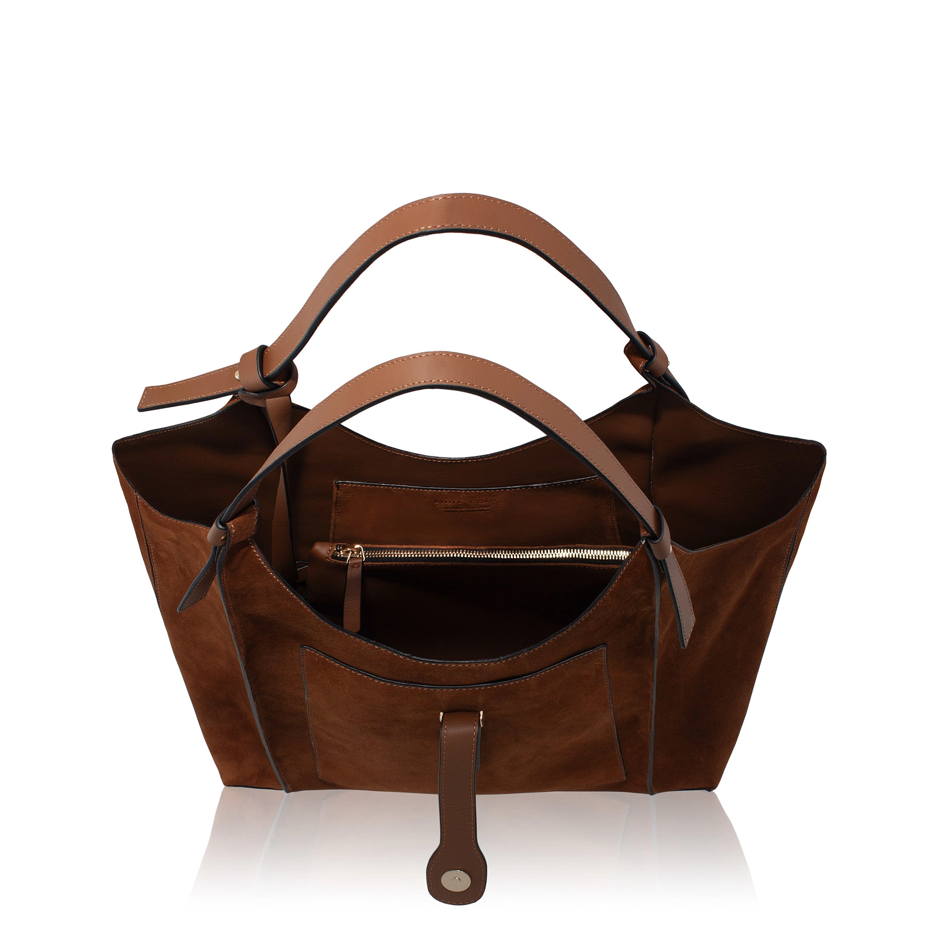 Women Leather Handbag BLUMA 03 CROSTA CUOIO