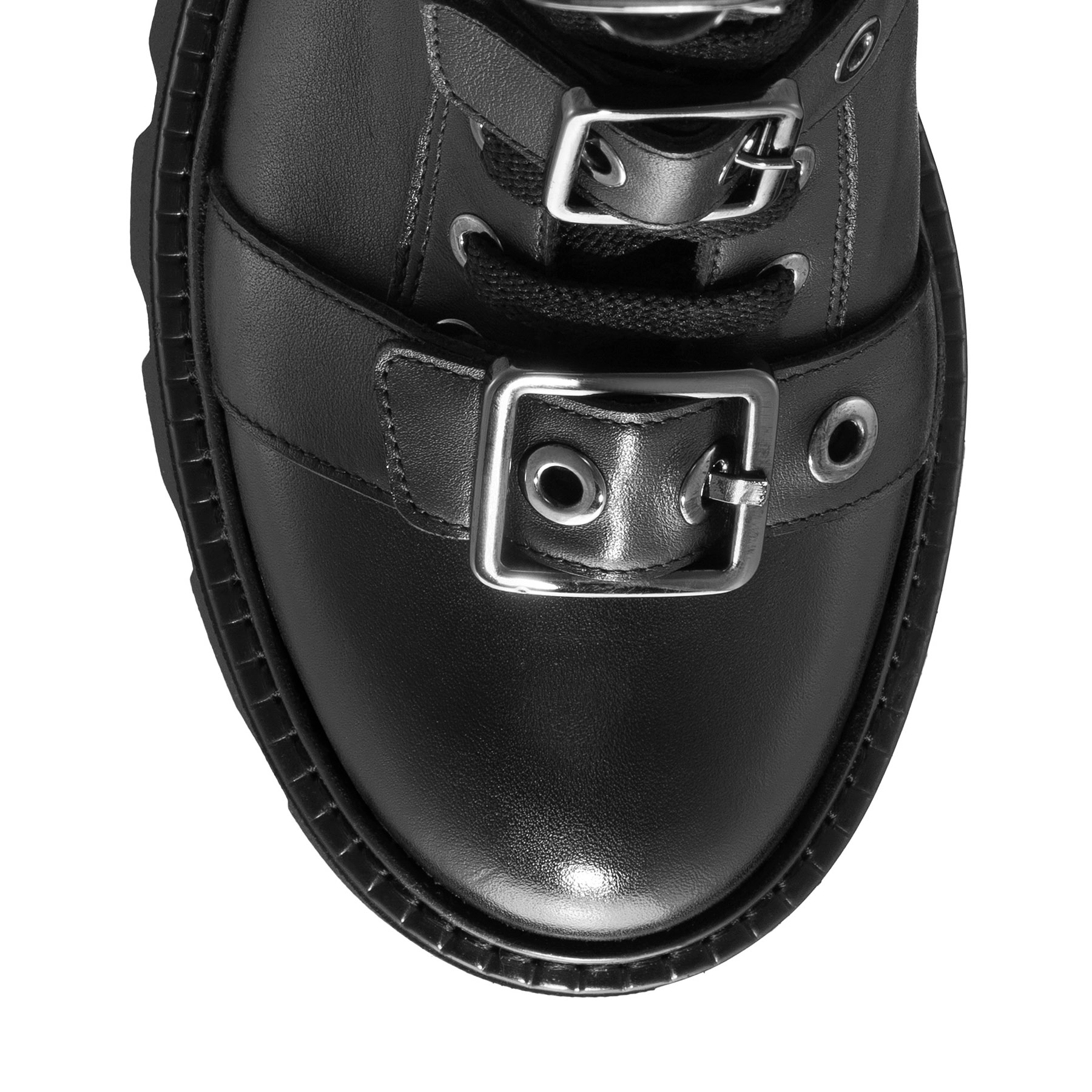 Women Leather Ankle-Boots 8185 Vitello Black