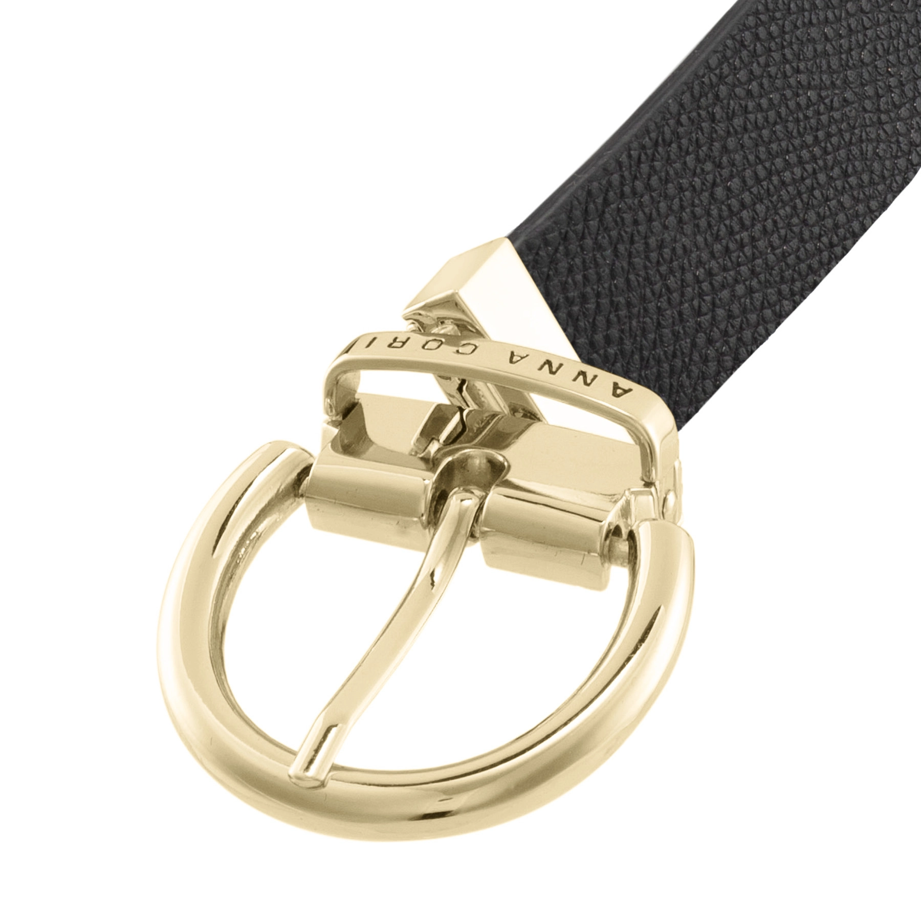 76 women's belt Bottalato+Vitello Black