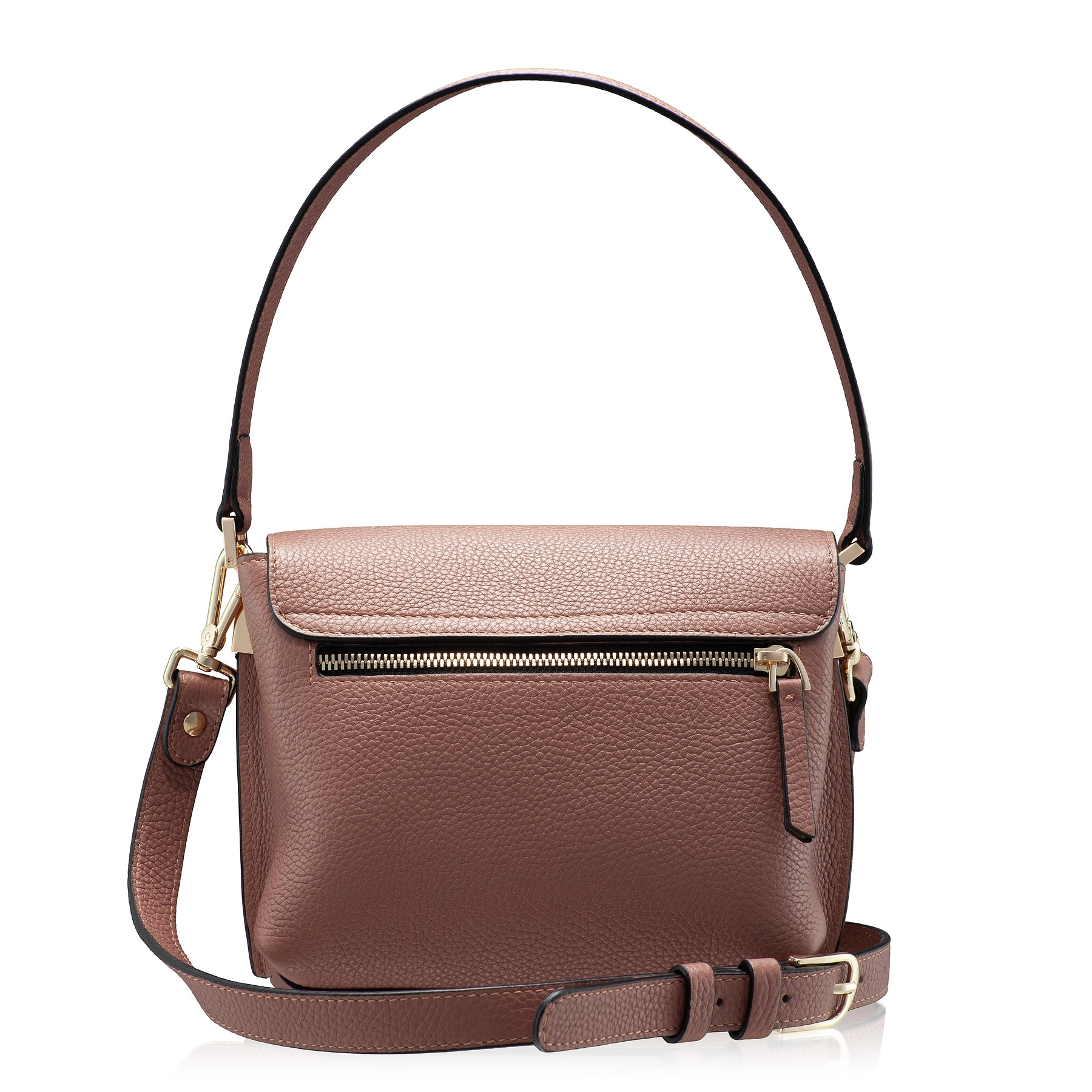 Women Leather Hand Bag FIENE BOTTALATO FARD