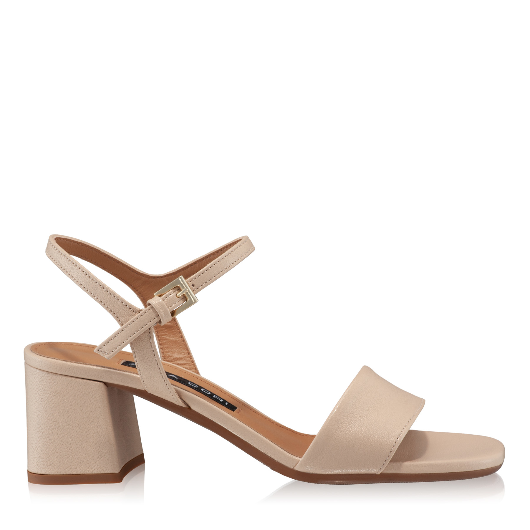 Mid-heel Sandals 7833 Nappa Nude