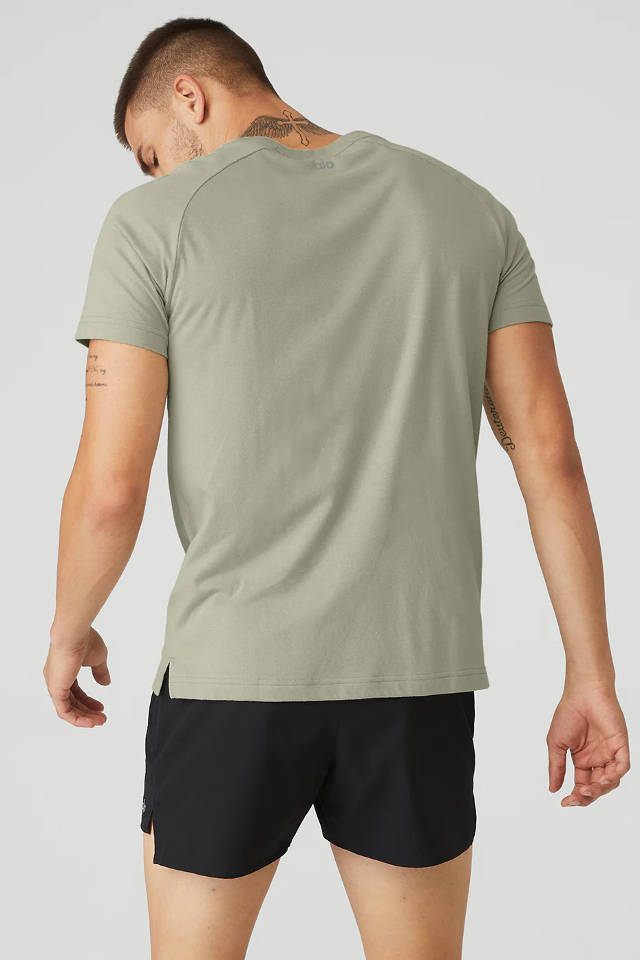 The Triumph Crew Neck Tee - Limestone