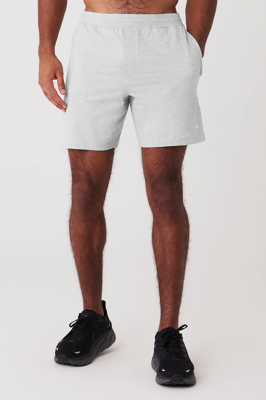 7 Conquer React Performance Short - Athletic Heather Grey