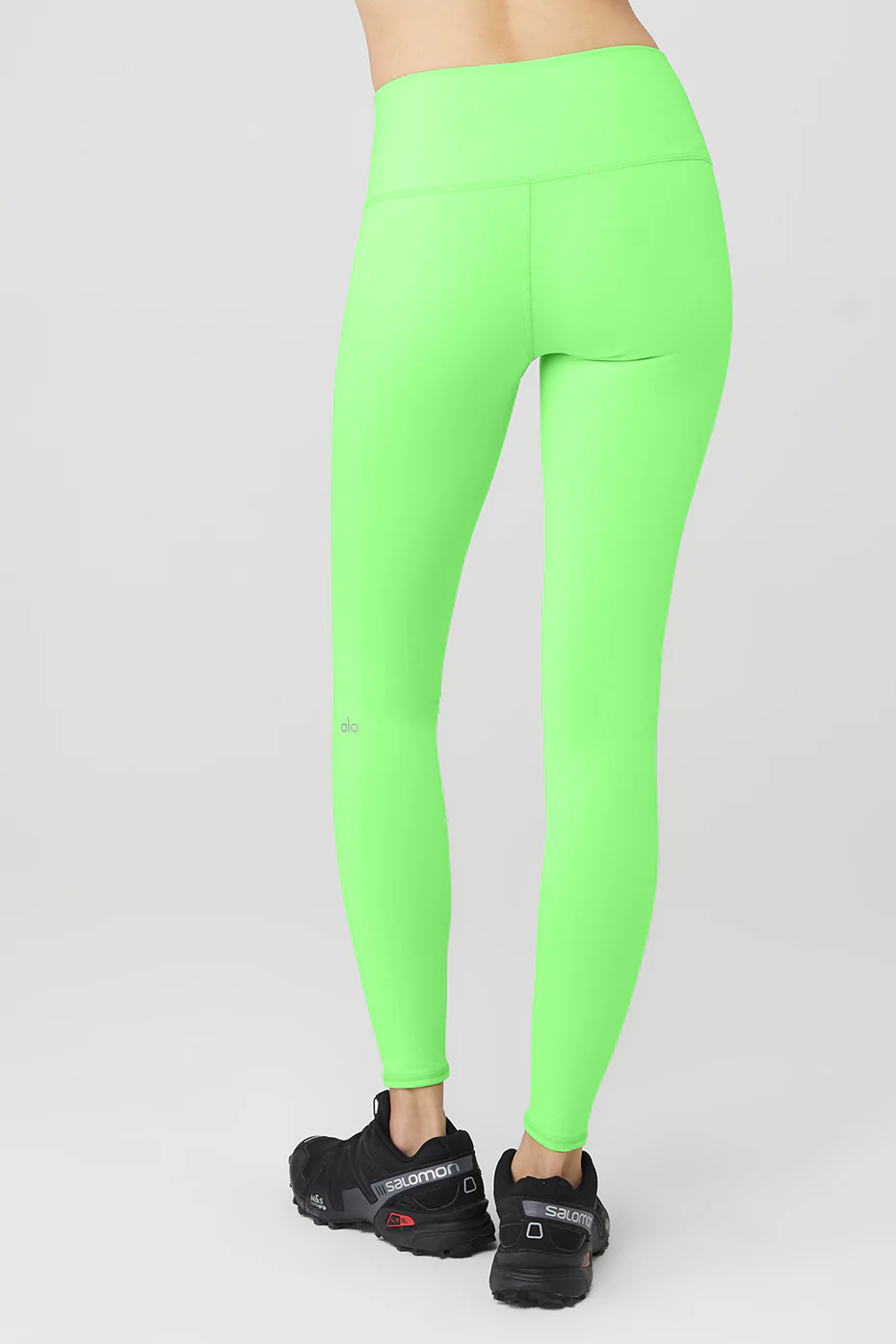 High-Waist Airbrush Legging - Green Glow