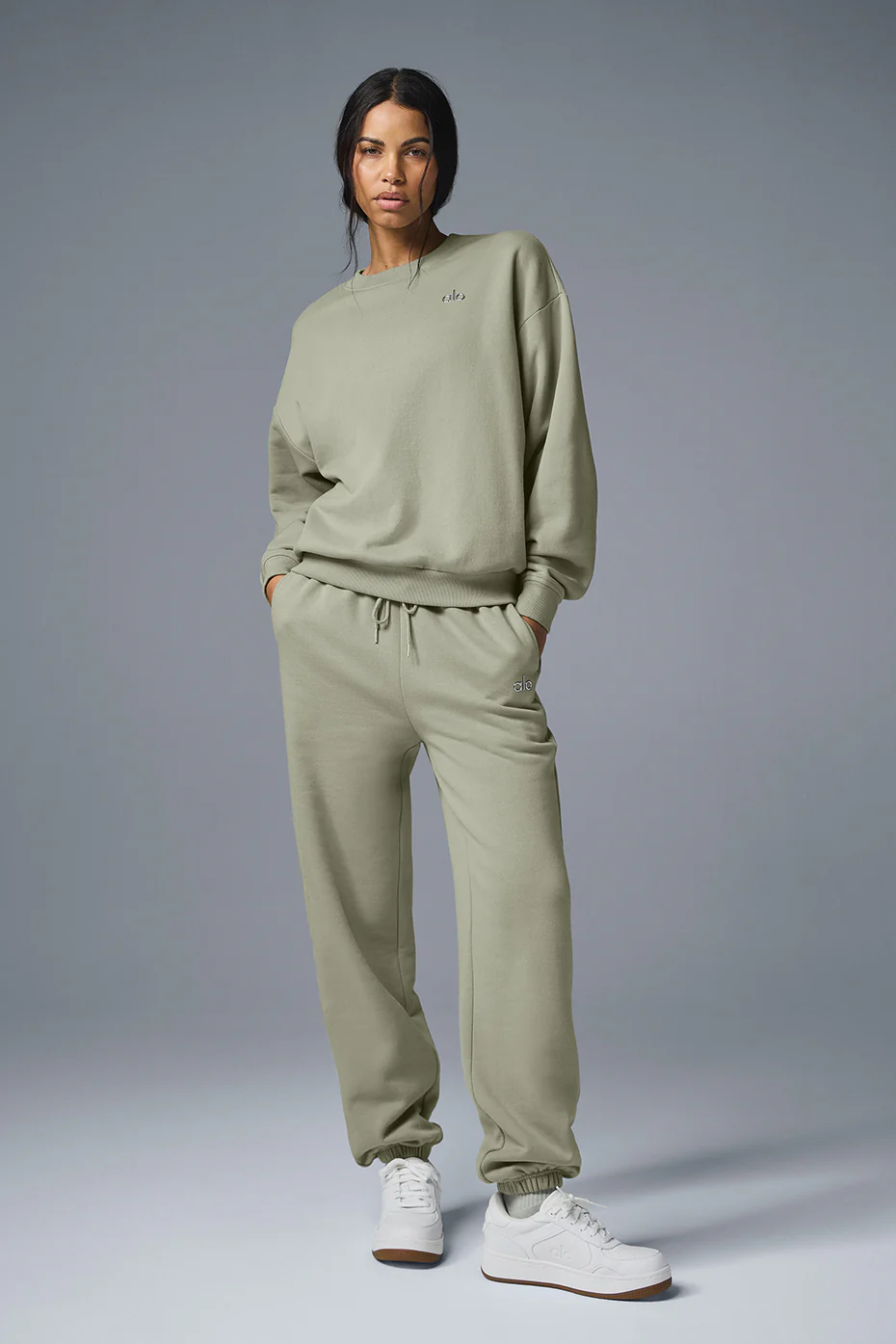 Accolade Crew Neck Pullover - Limestone