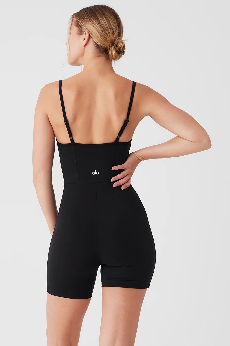 Airbrush Mesh Everlasting Onesie - Black
